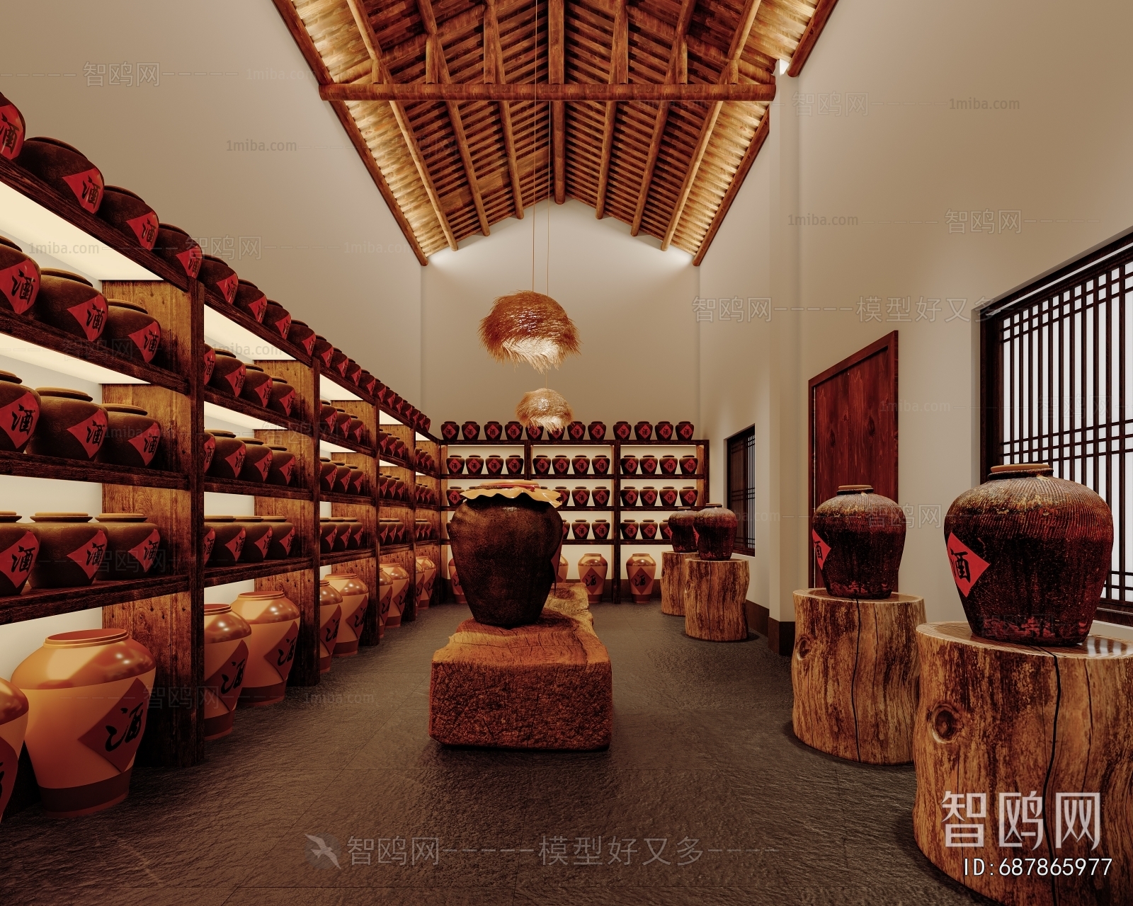 New Chinese Style Exhibition Hall