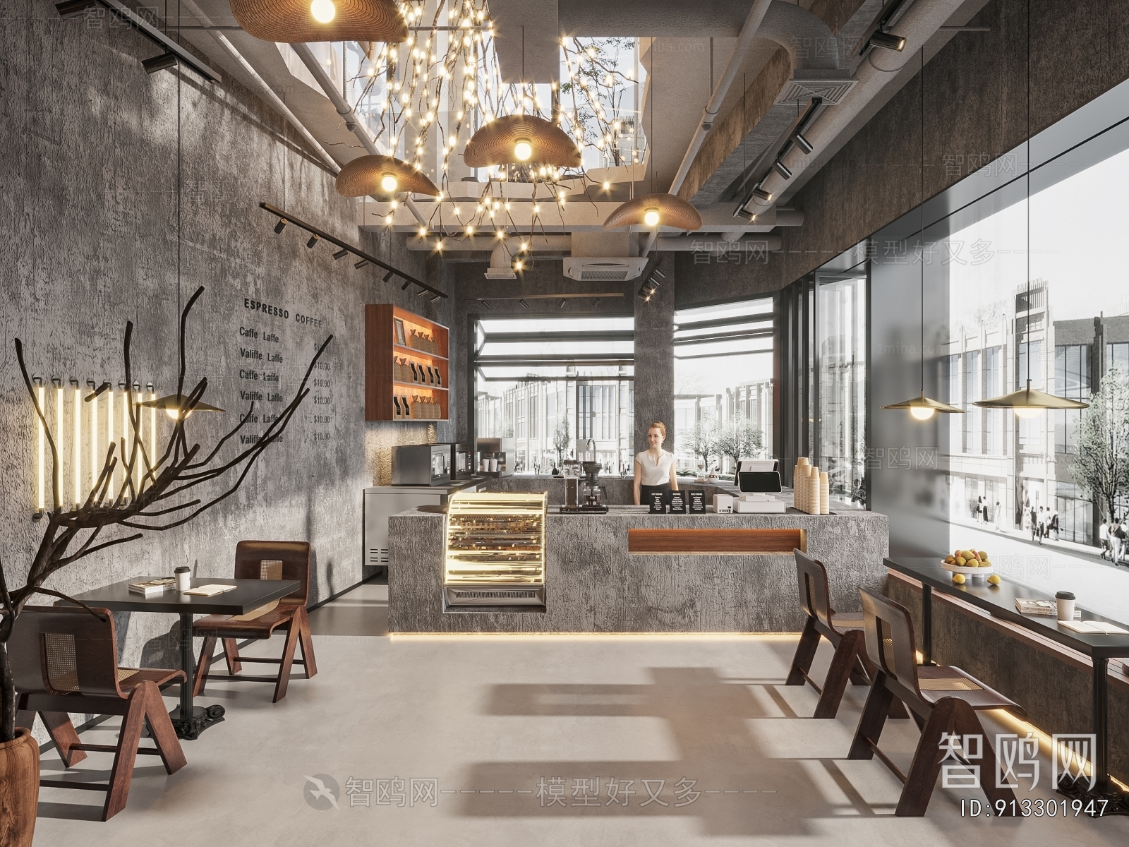 Industrial Style Cafe