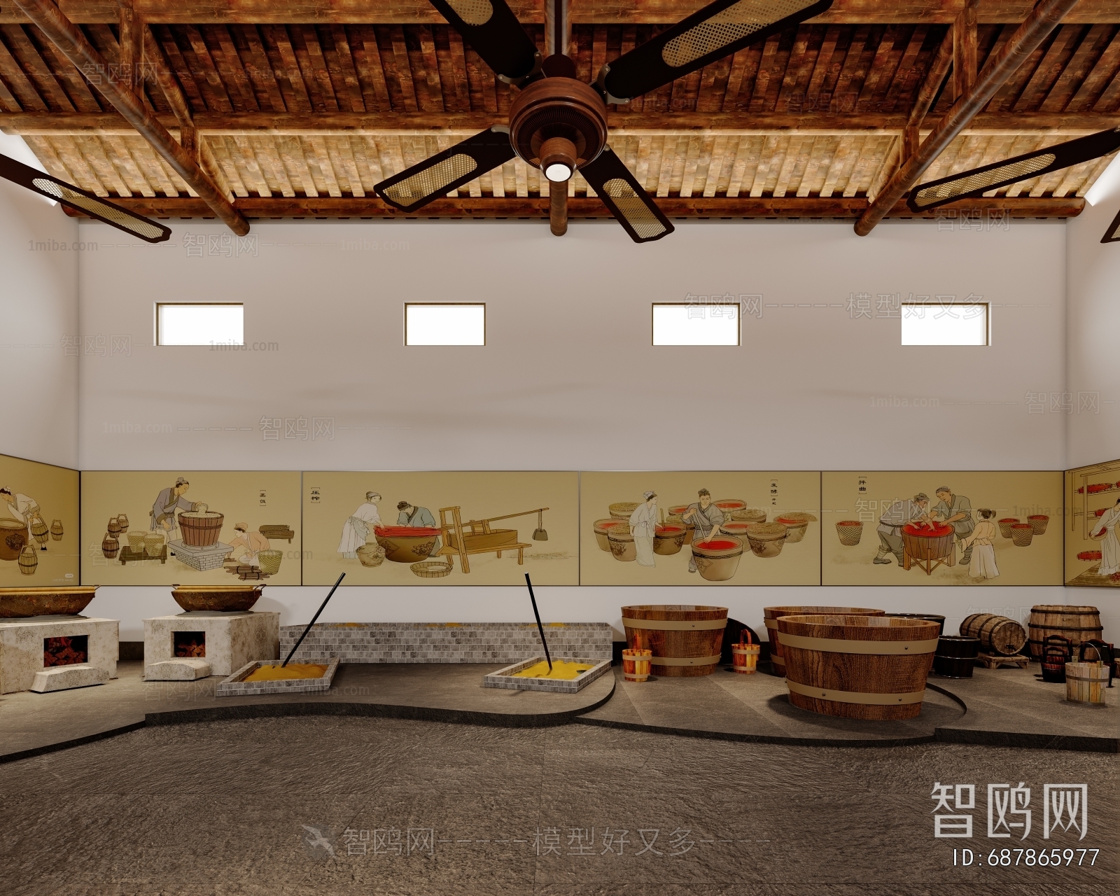 New Chinese Style Exhibition Hall