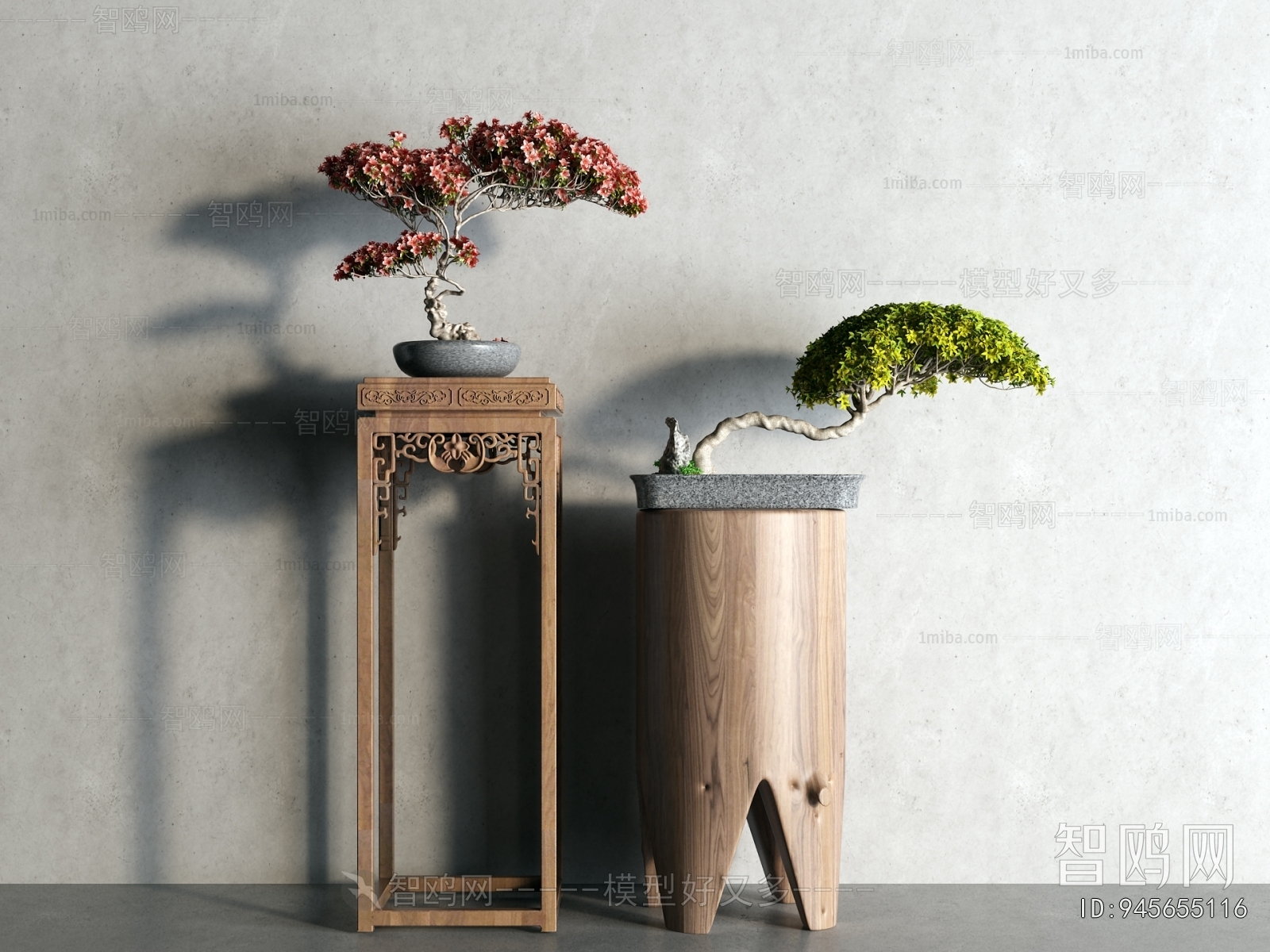 New Chinese Style Flower Shelf