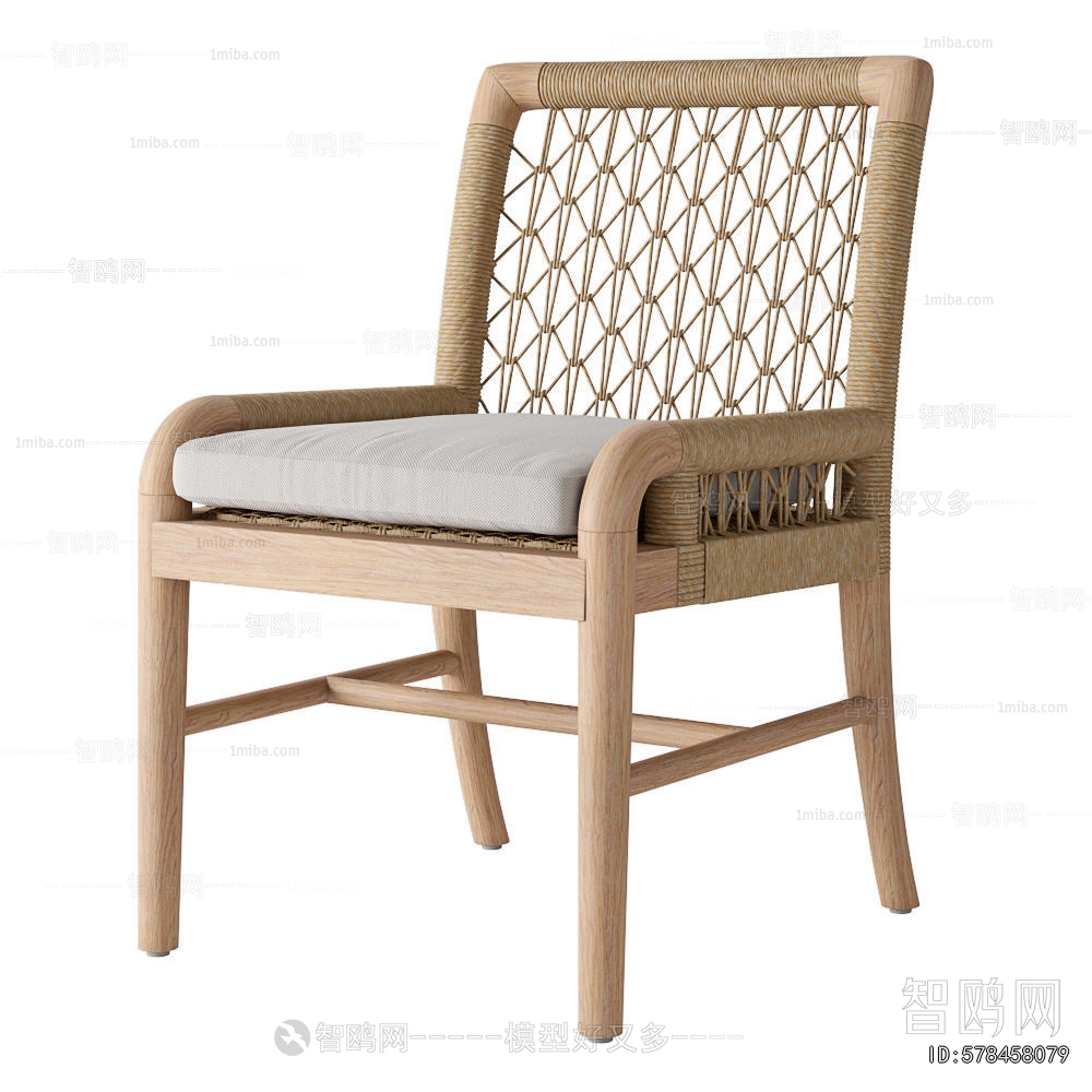 Wabi-sabi Style Lounge Chair