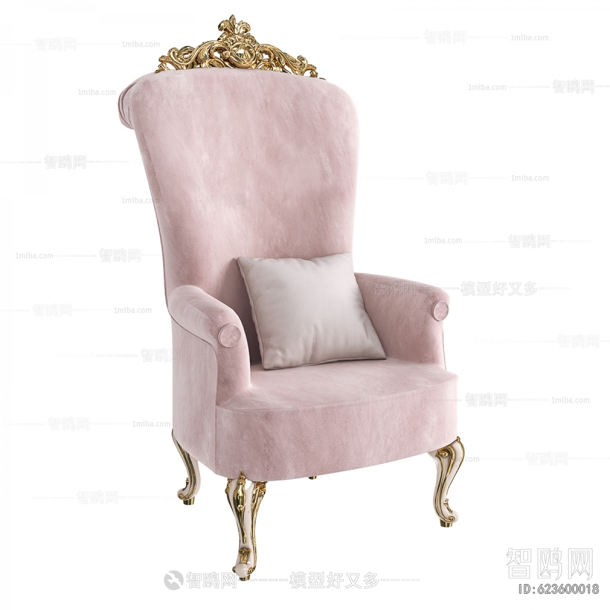 French Style Single Sofa