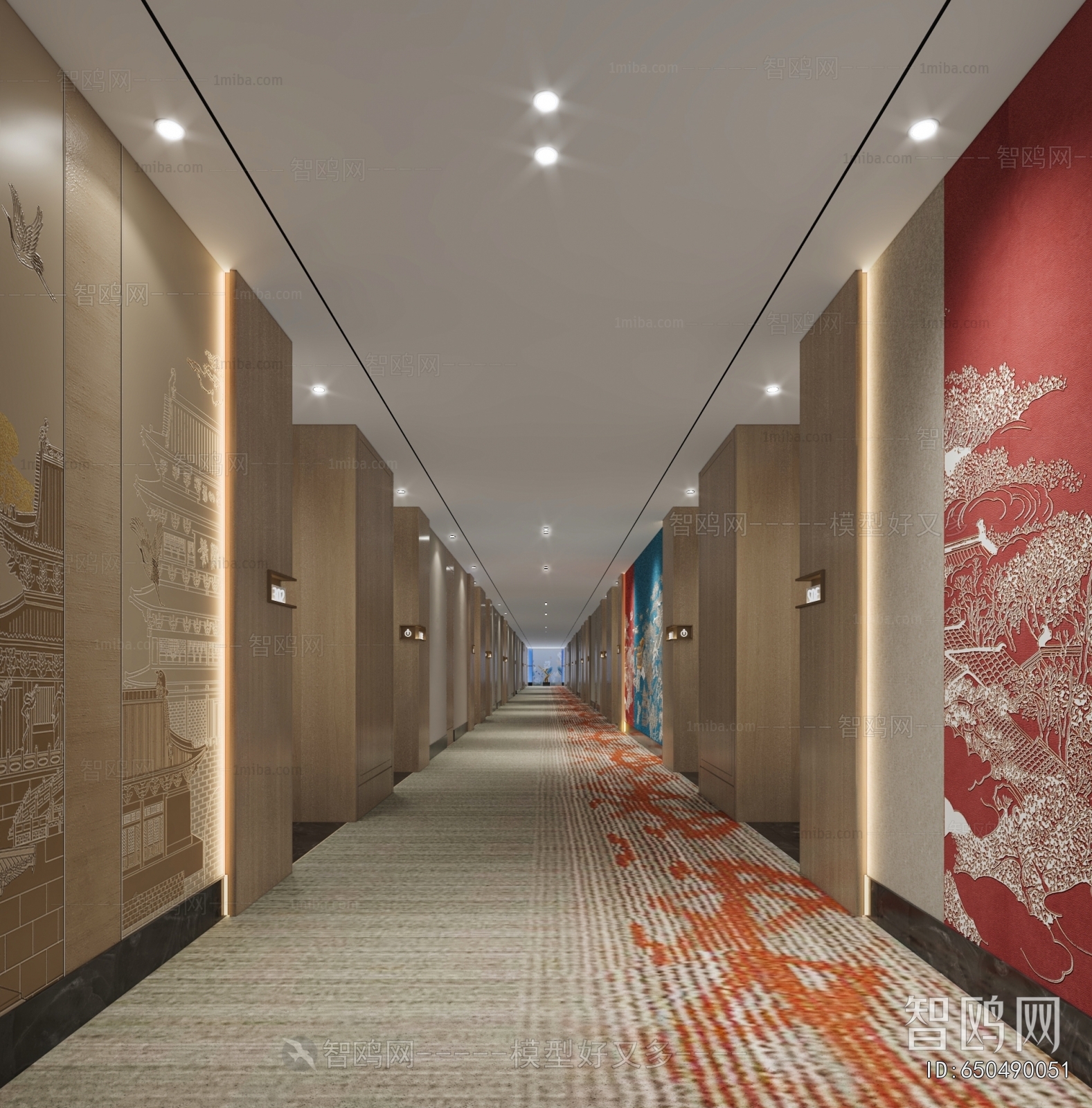 New Chinese Style Corridor