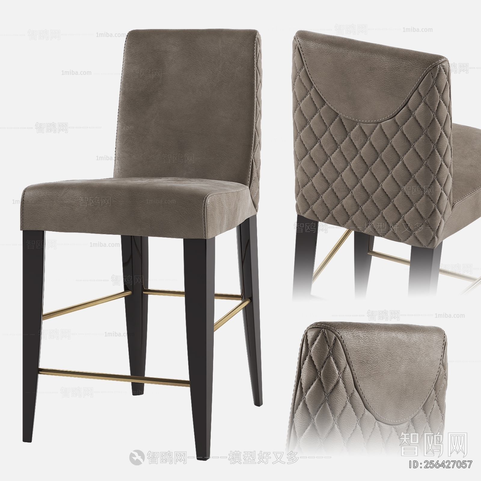 Simple European Style Bar Chair