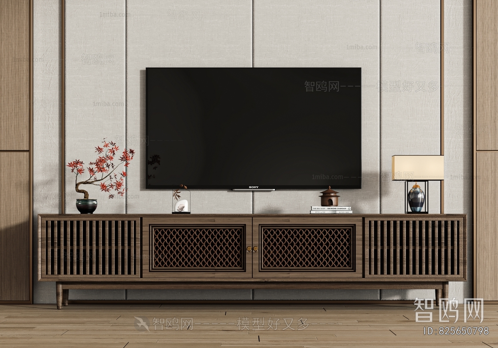 New Chinese Style TV Cabinet