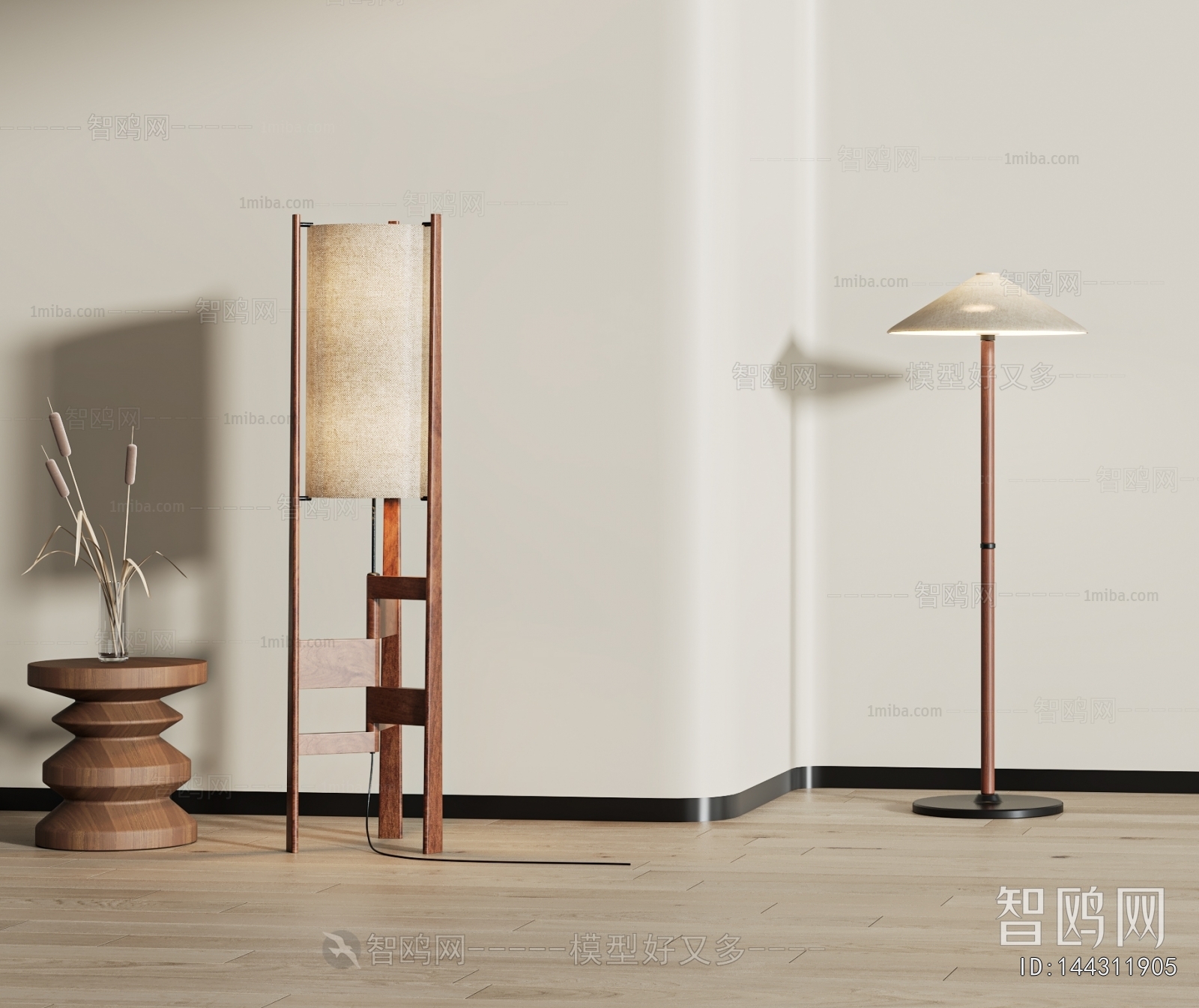 Wabi-sabi Style Floor Lamp