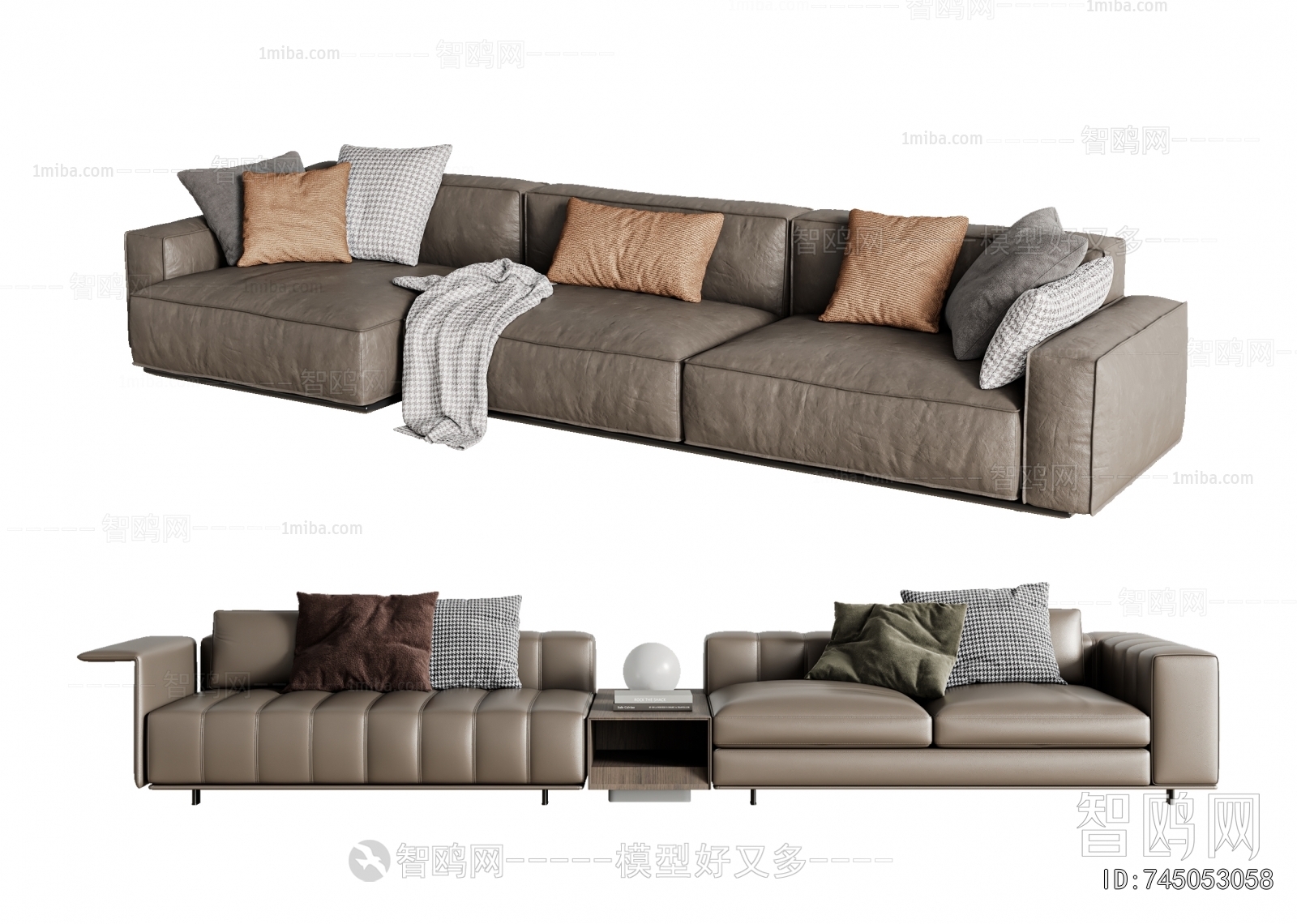 Modern Multi Person Sofa