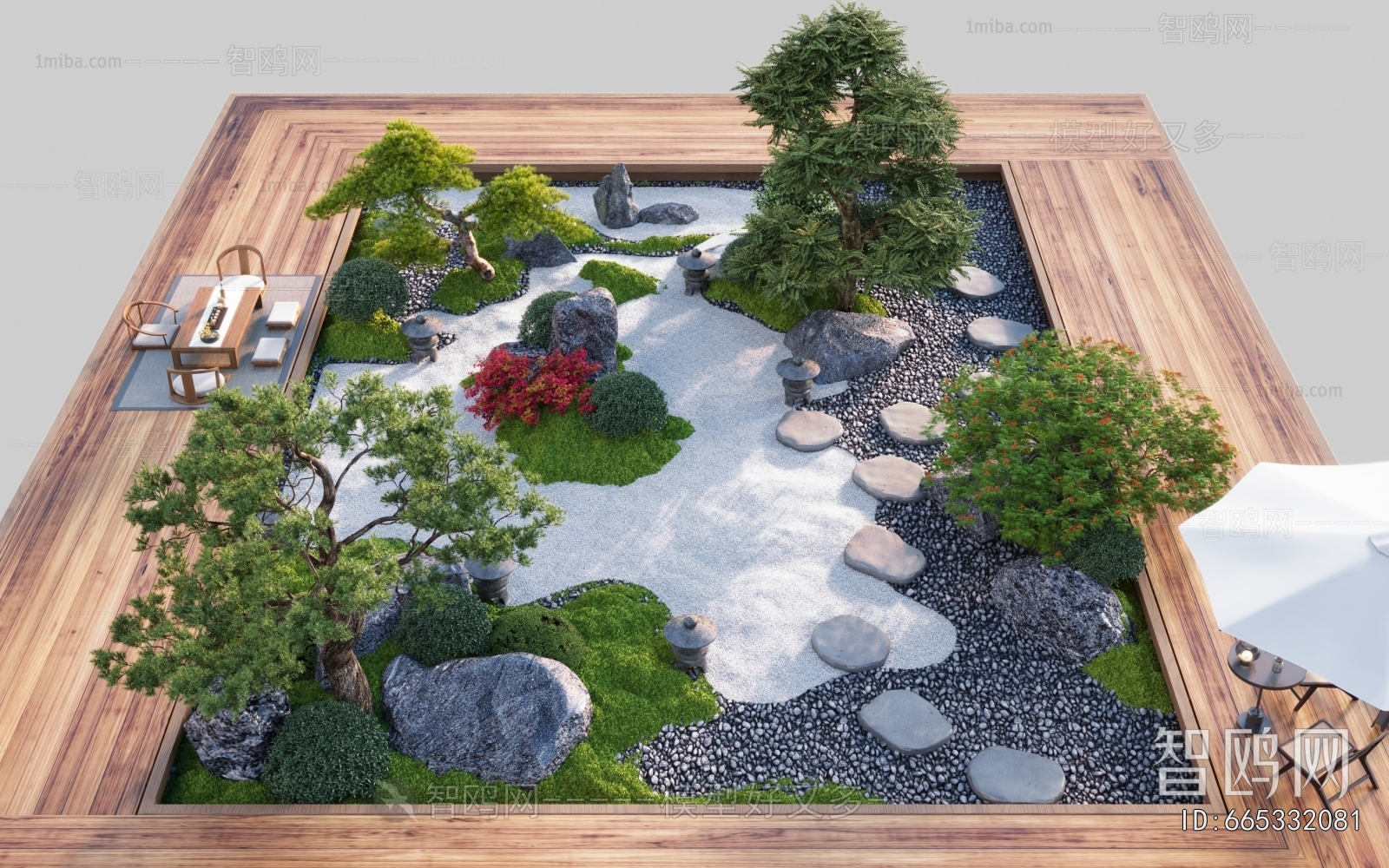 New Chinese Style Courtyard/landscape