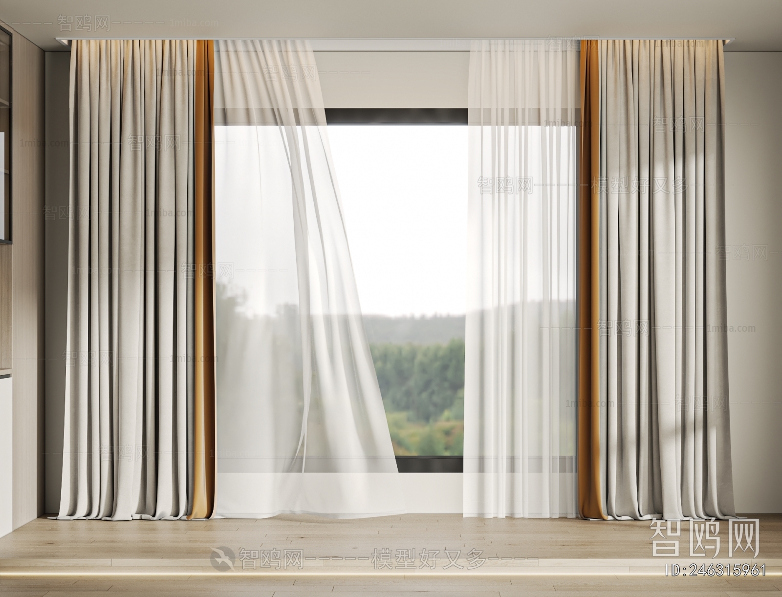 Modern The Curtain