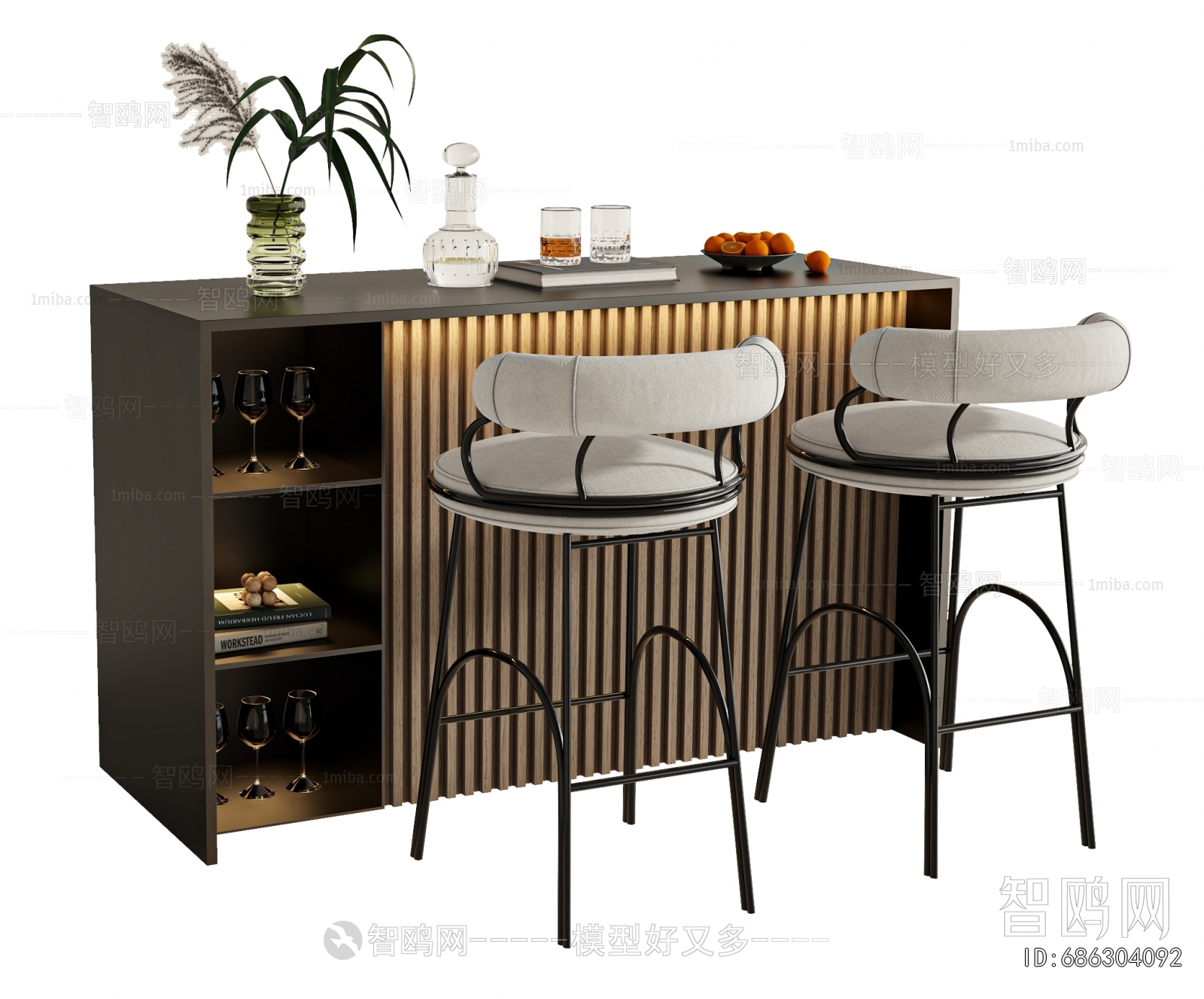 Modern Counter Bar