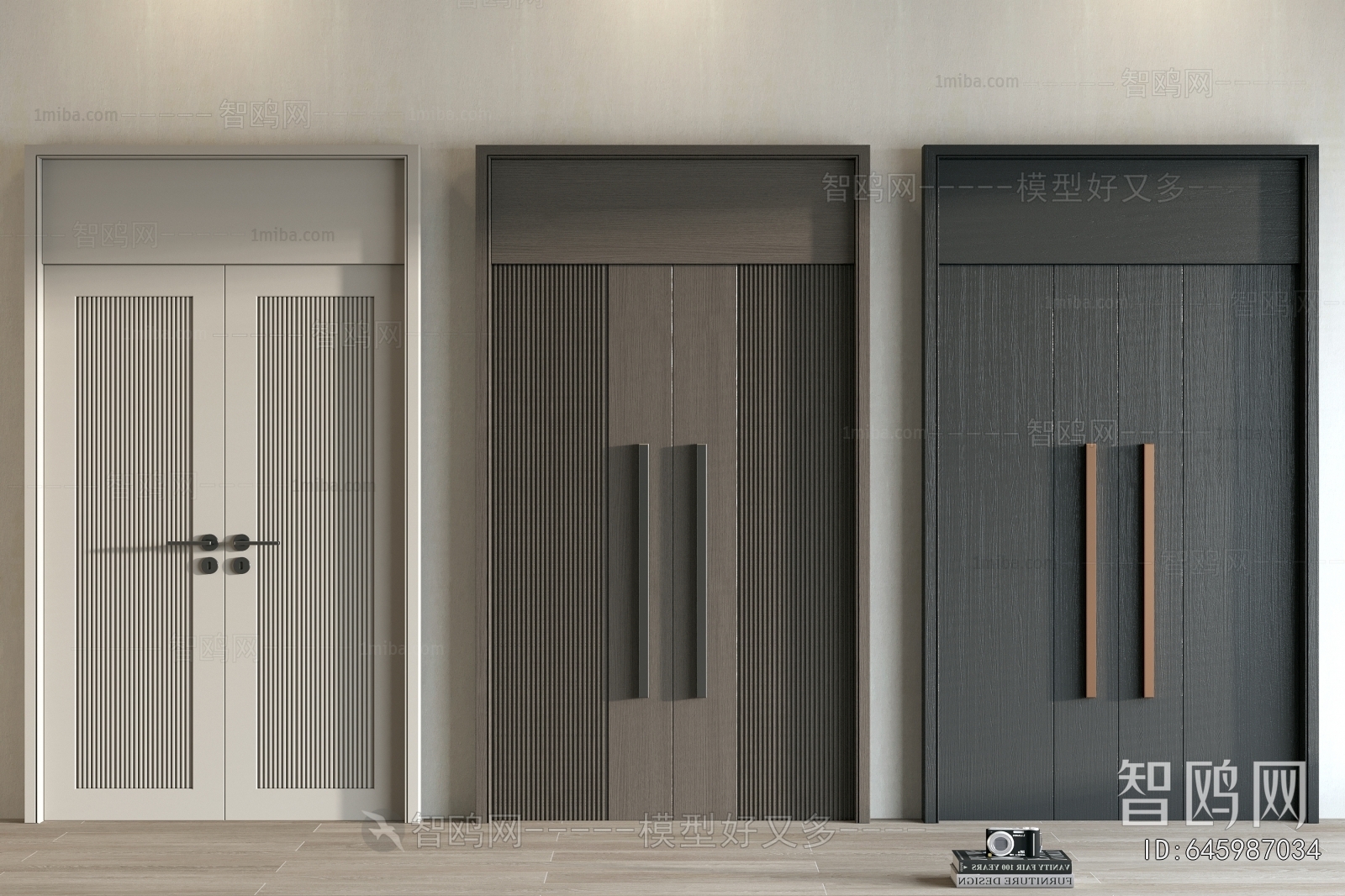 Modern Double Door