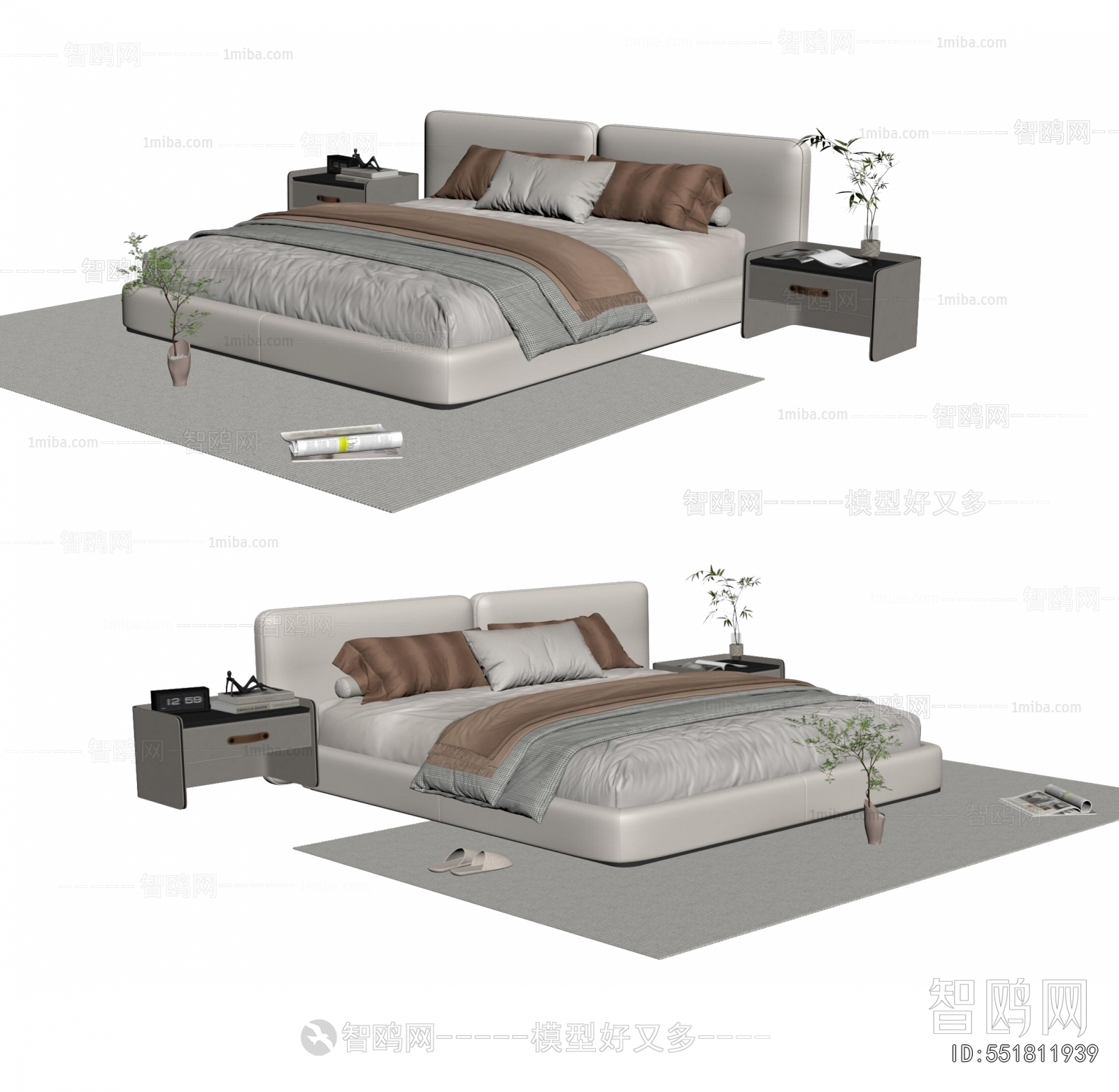 Modern Double Bed