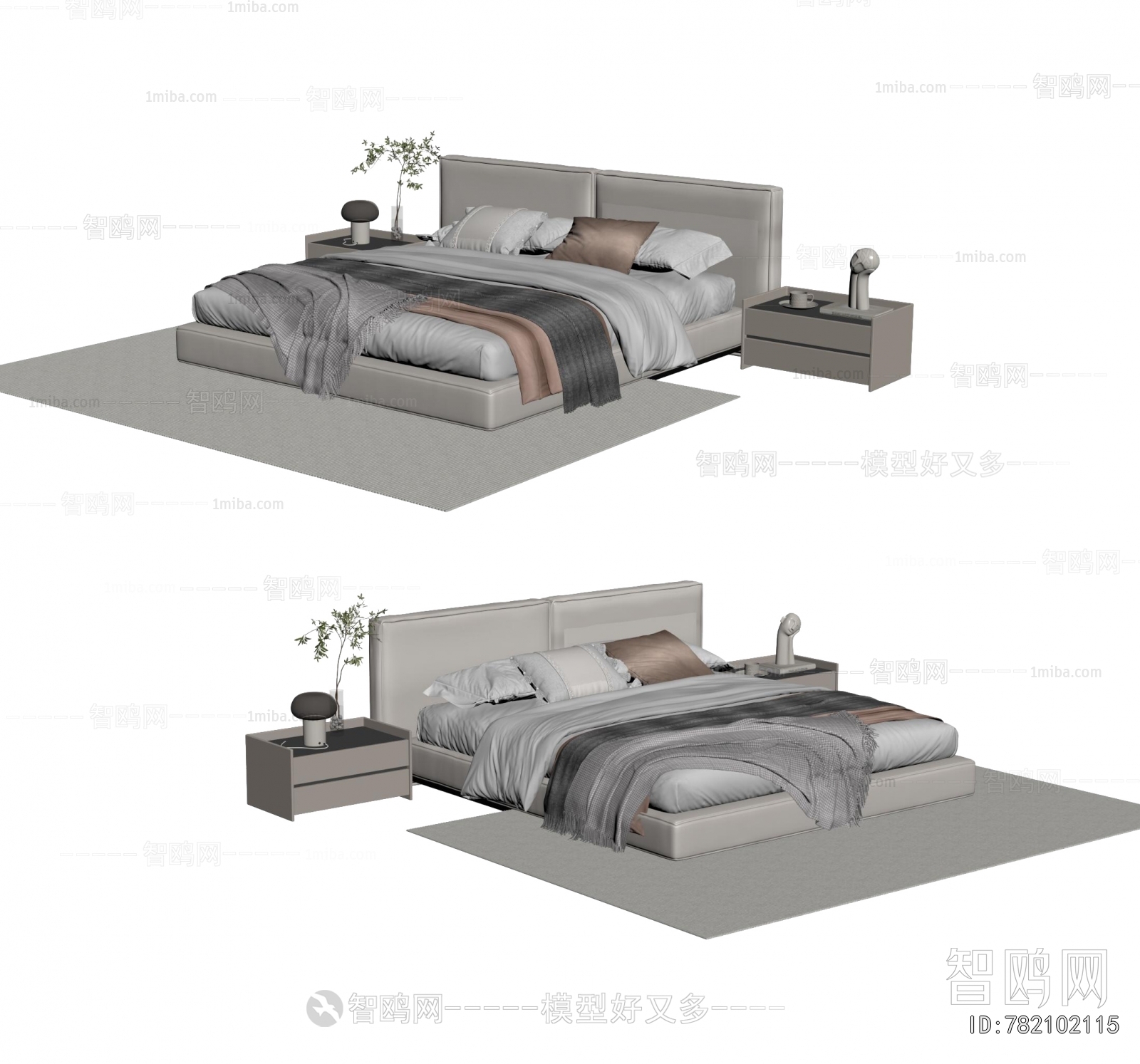 Modern Double Bed