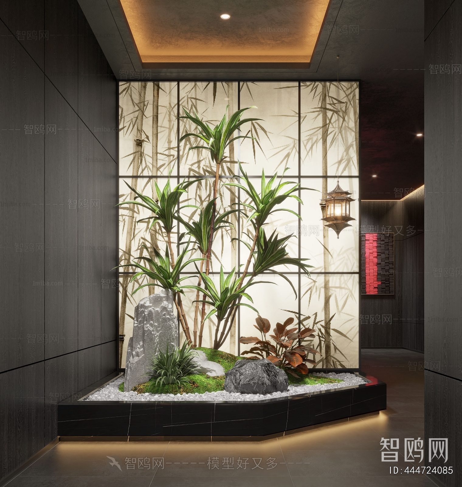 New Chinese Style Plant Landscaping