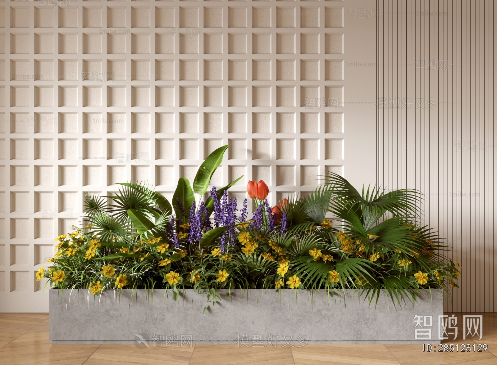 Modern Flower Bed, Flower Bowl, Flower Box