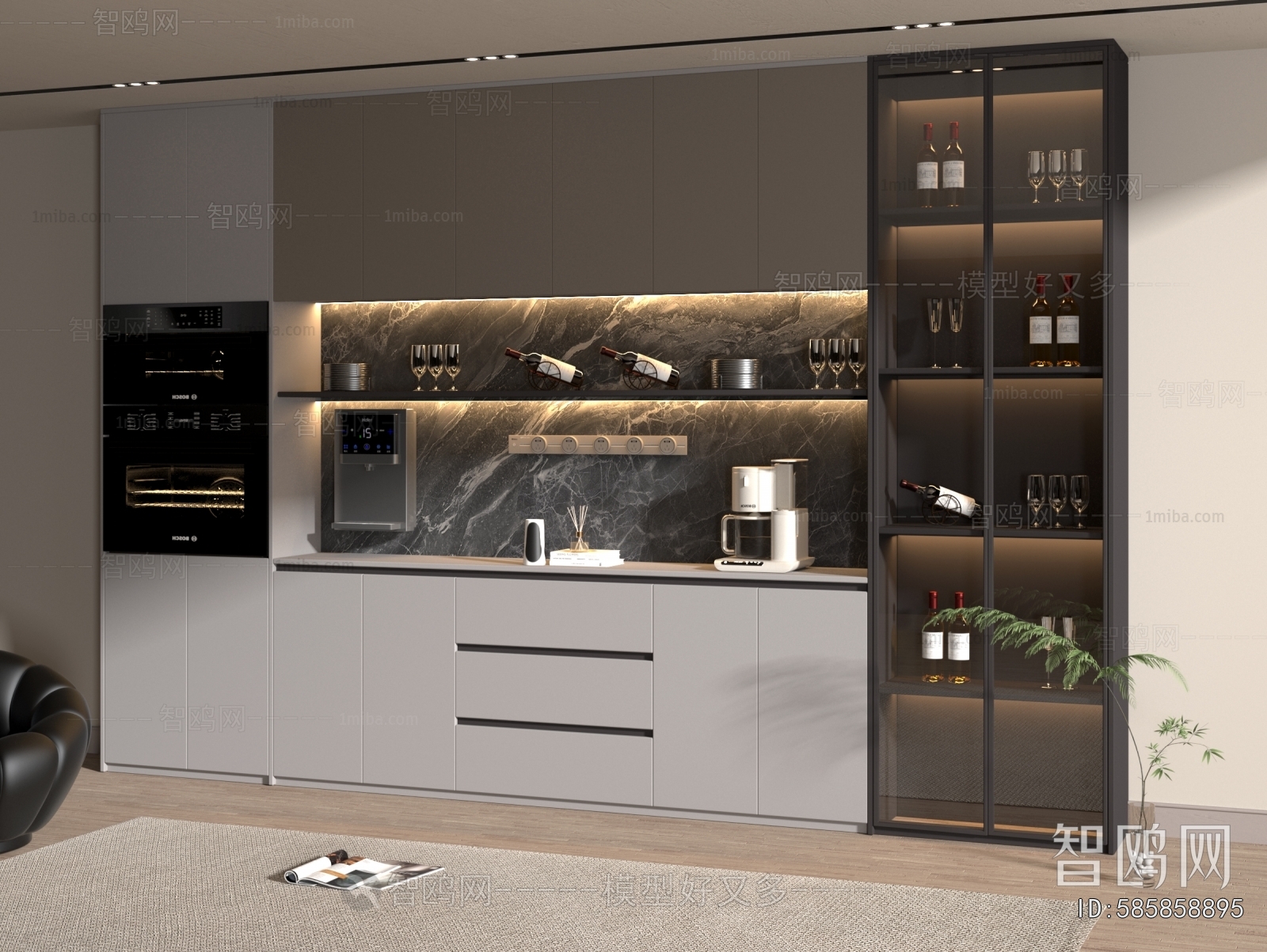 Modern Wine Cabinet