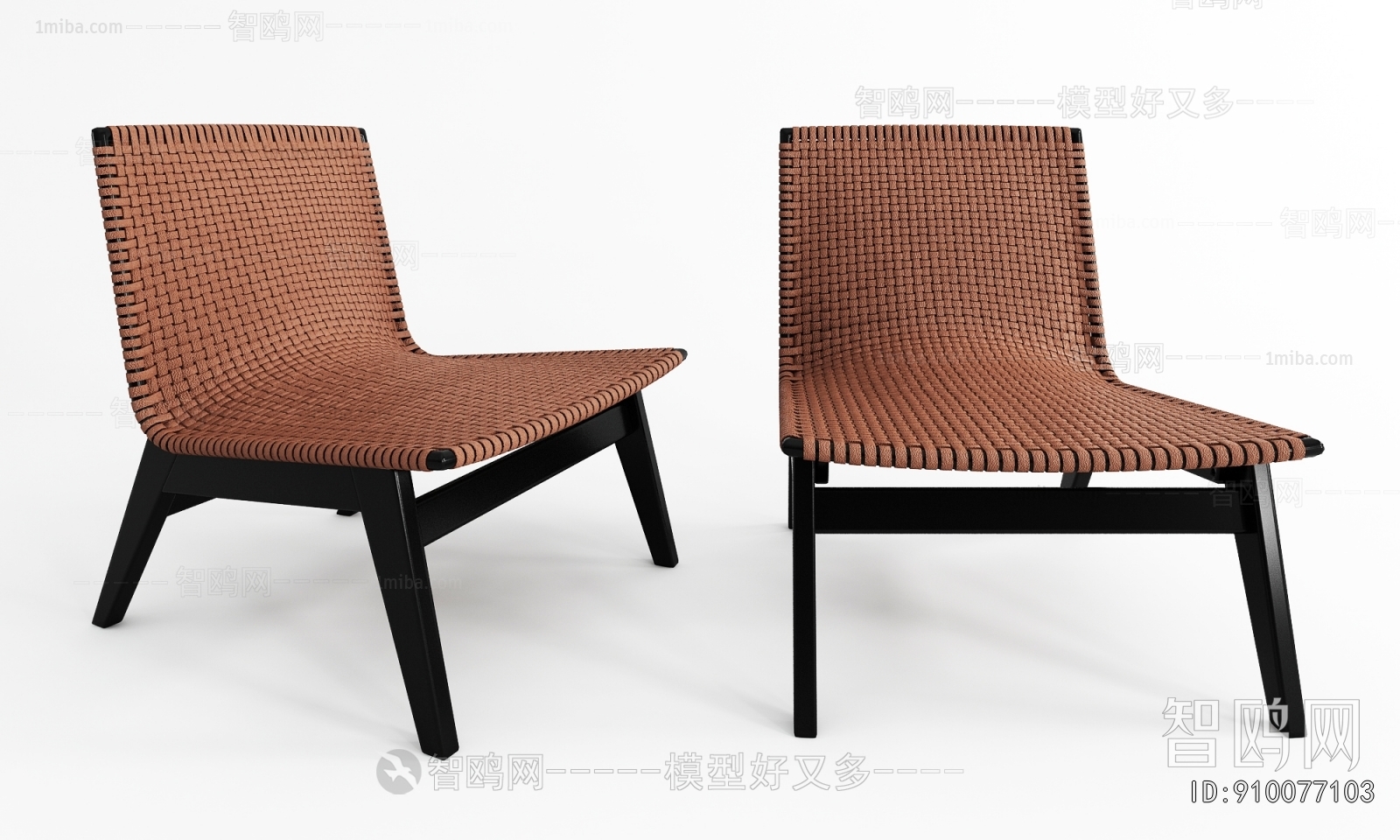 Wabi-sabi Style Lounge Chair