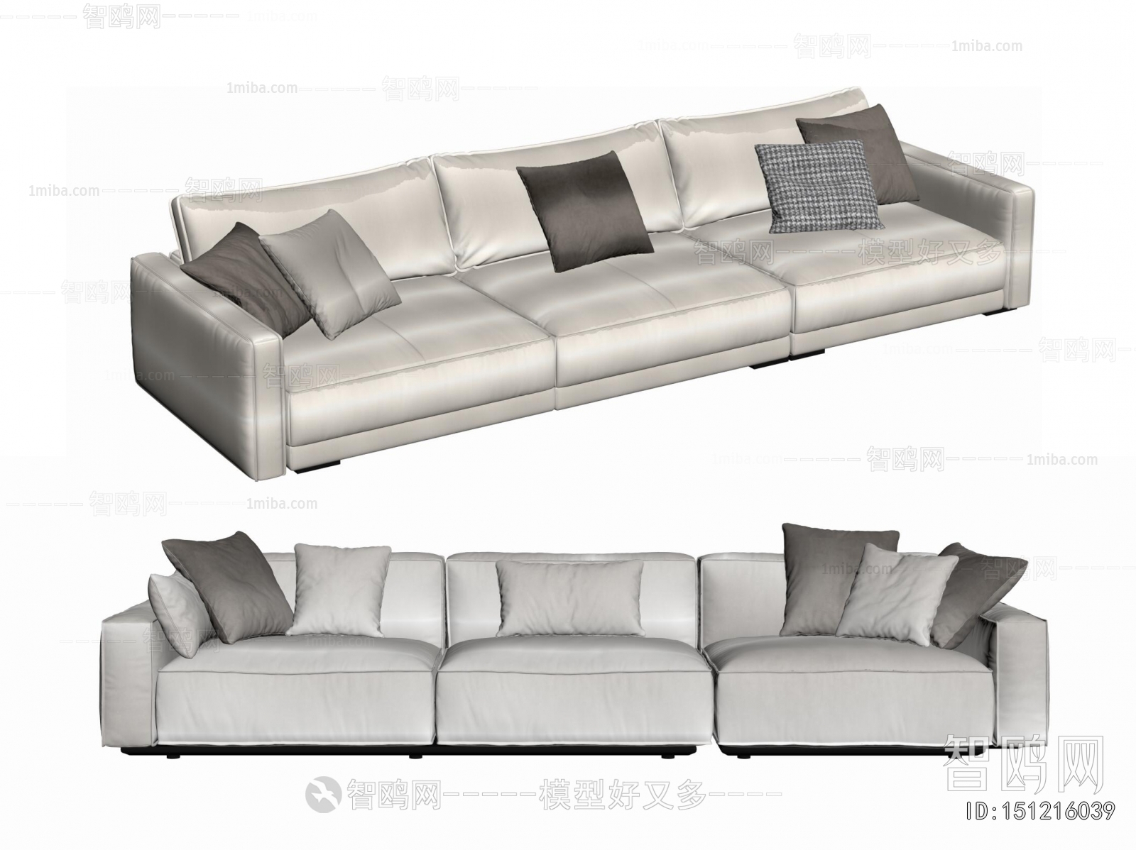 Modern Three-seat Sofa