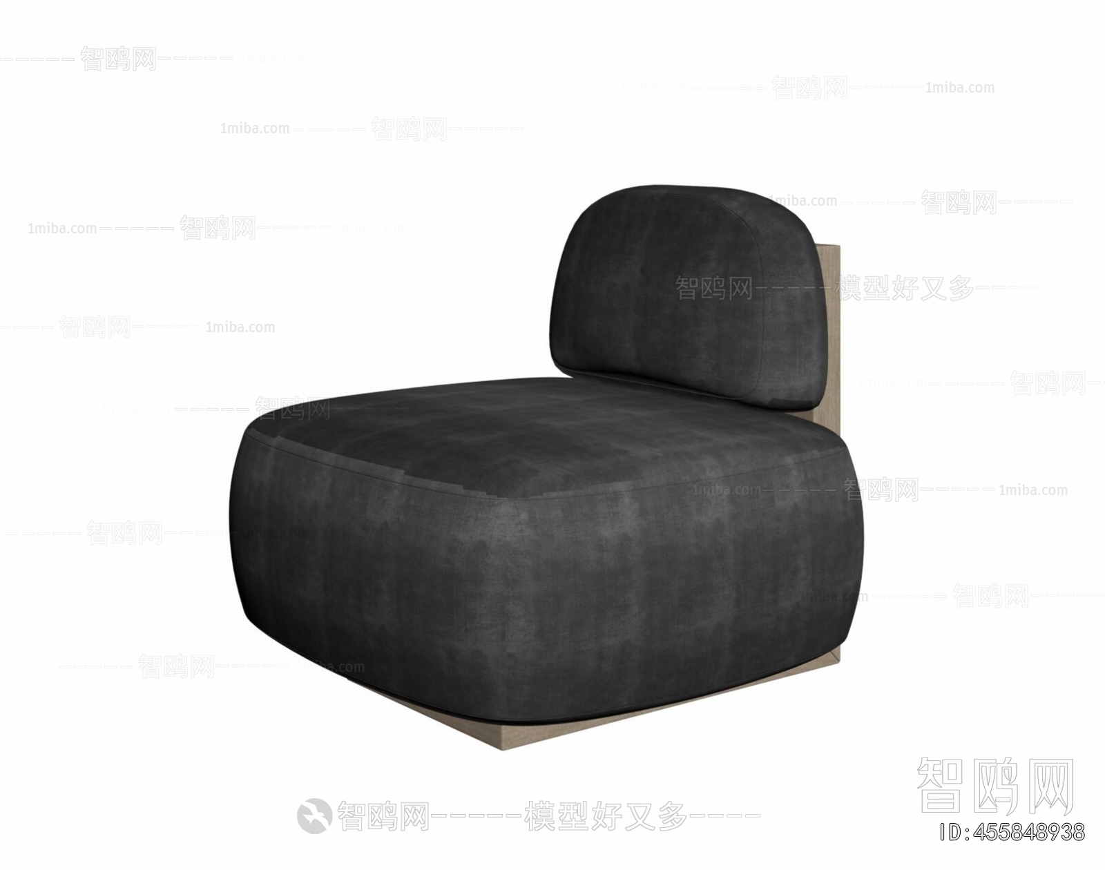 Wabi-sabi Style Single Sofa