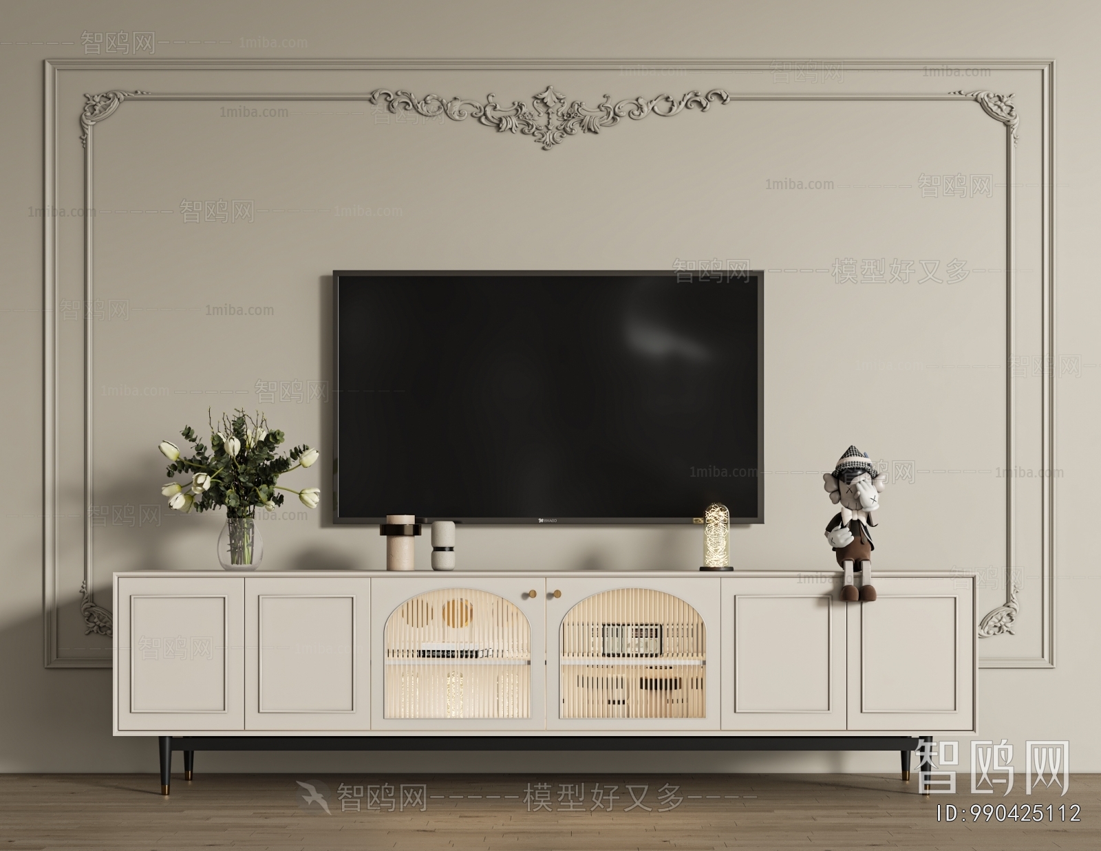 French Style TV Cabinet