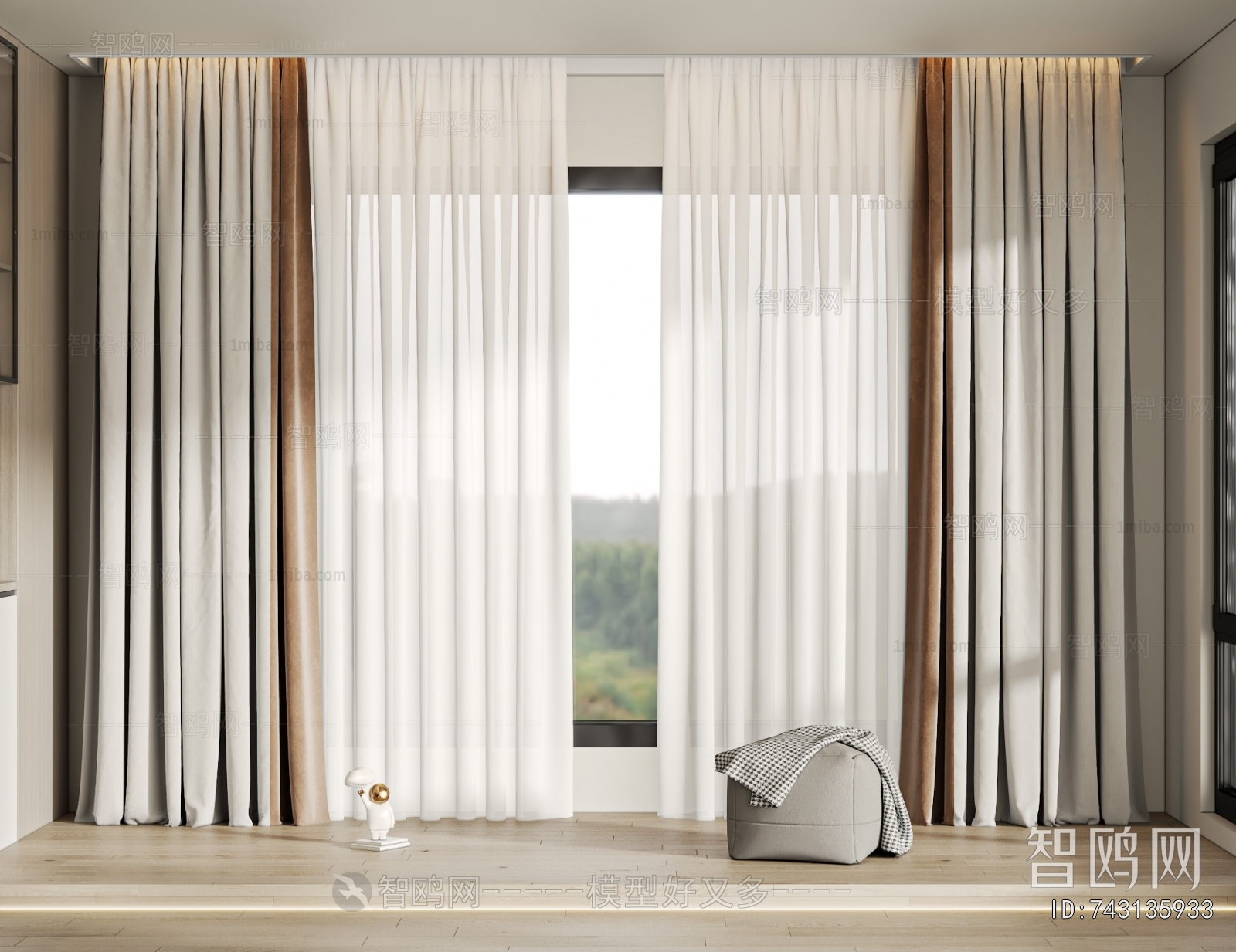 Modern The Curtain