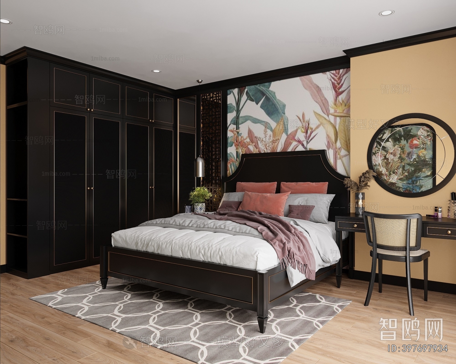 Southeast Asian Style Bedroom