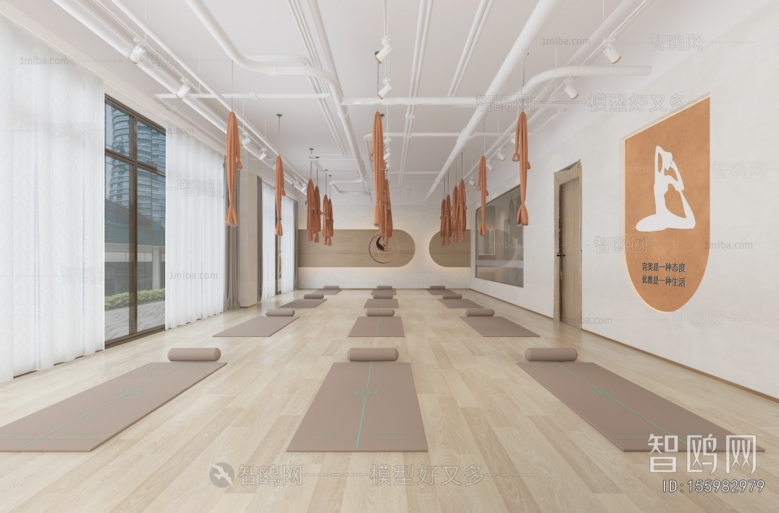 Modern Yoga Room