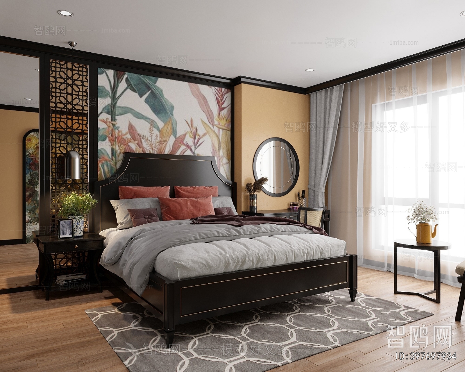 Southeast Asian Style Bedroom