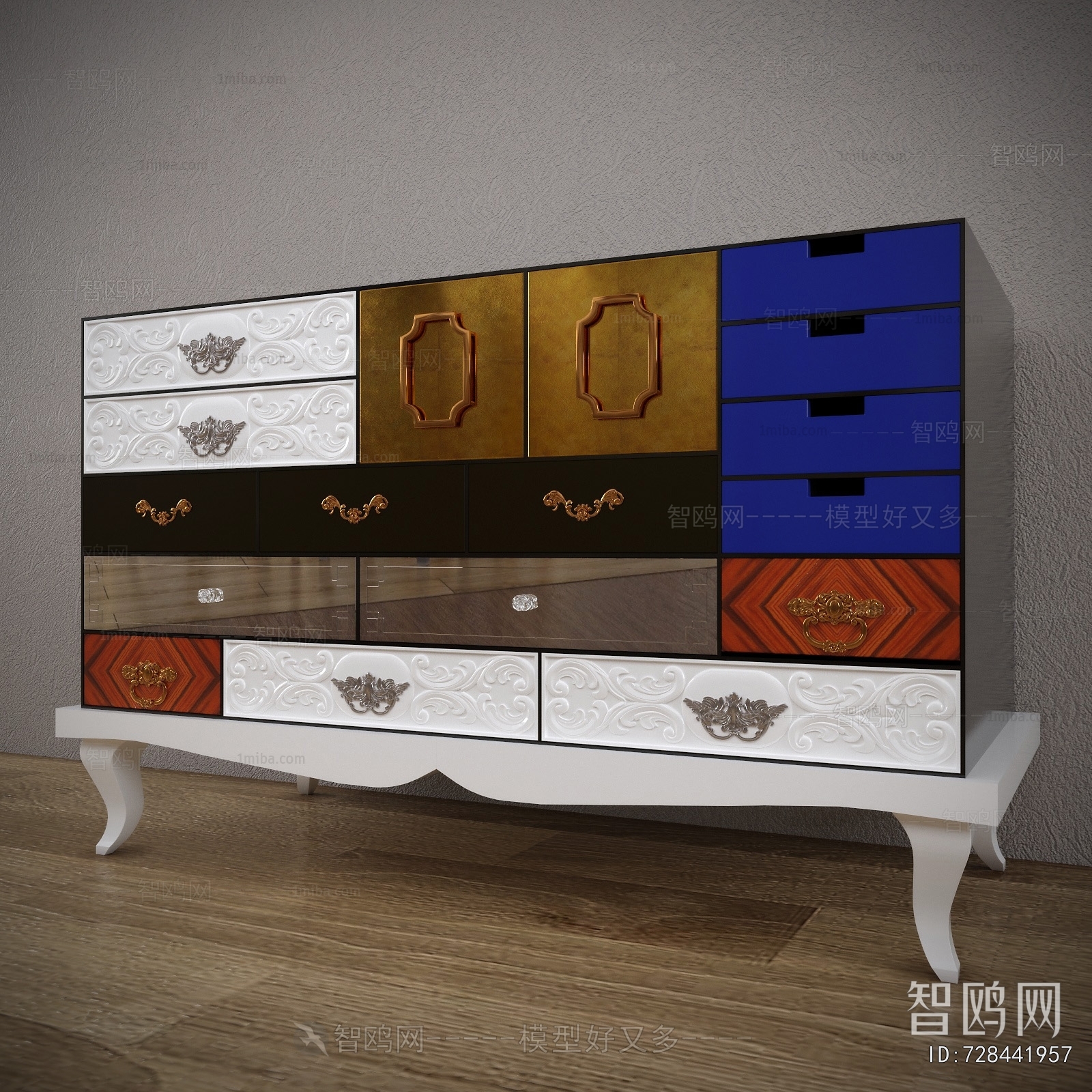 European Style Decorative Cabinet