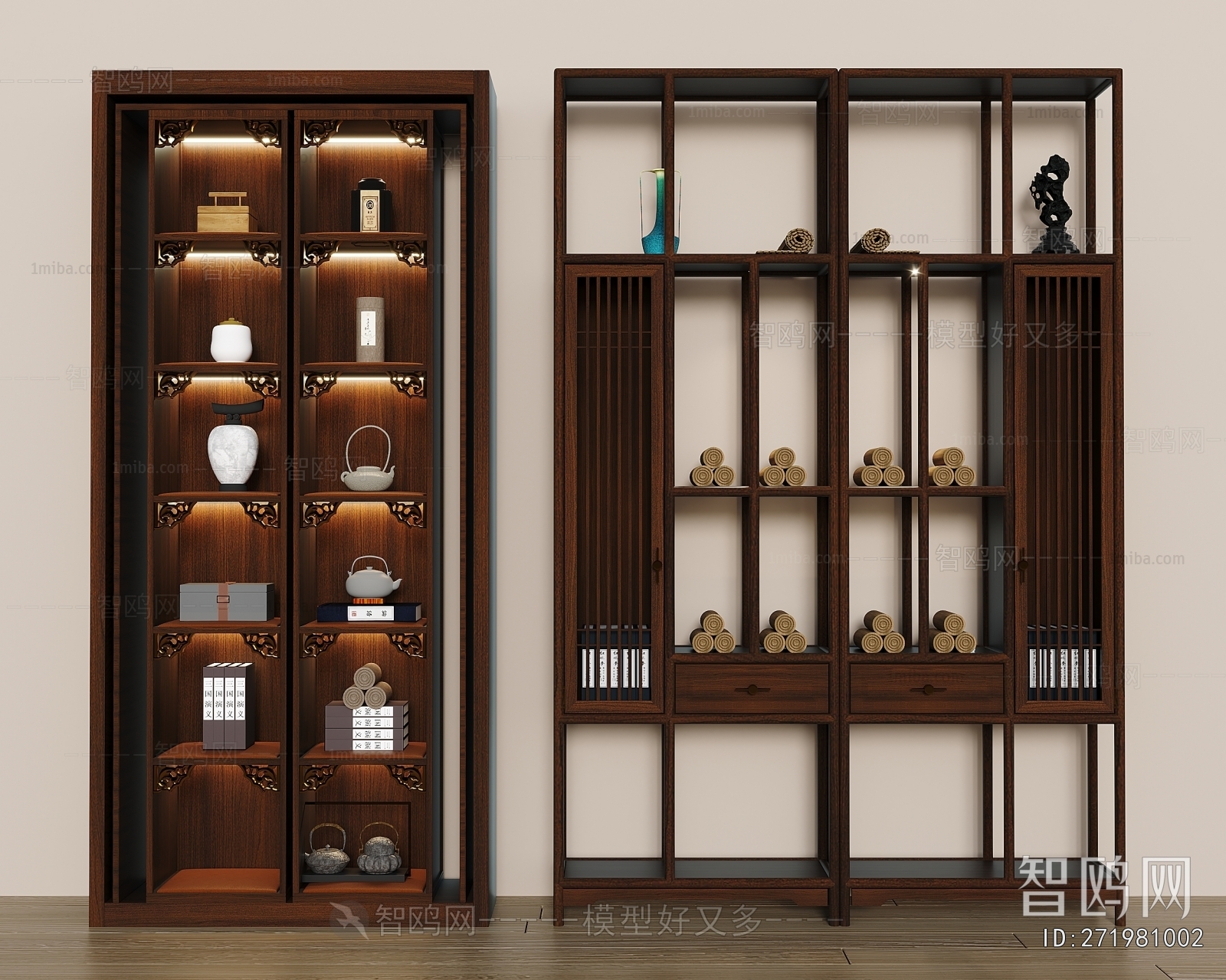 Chinese Style Decorative Cabinet