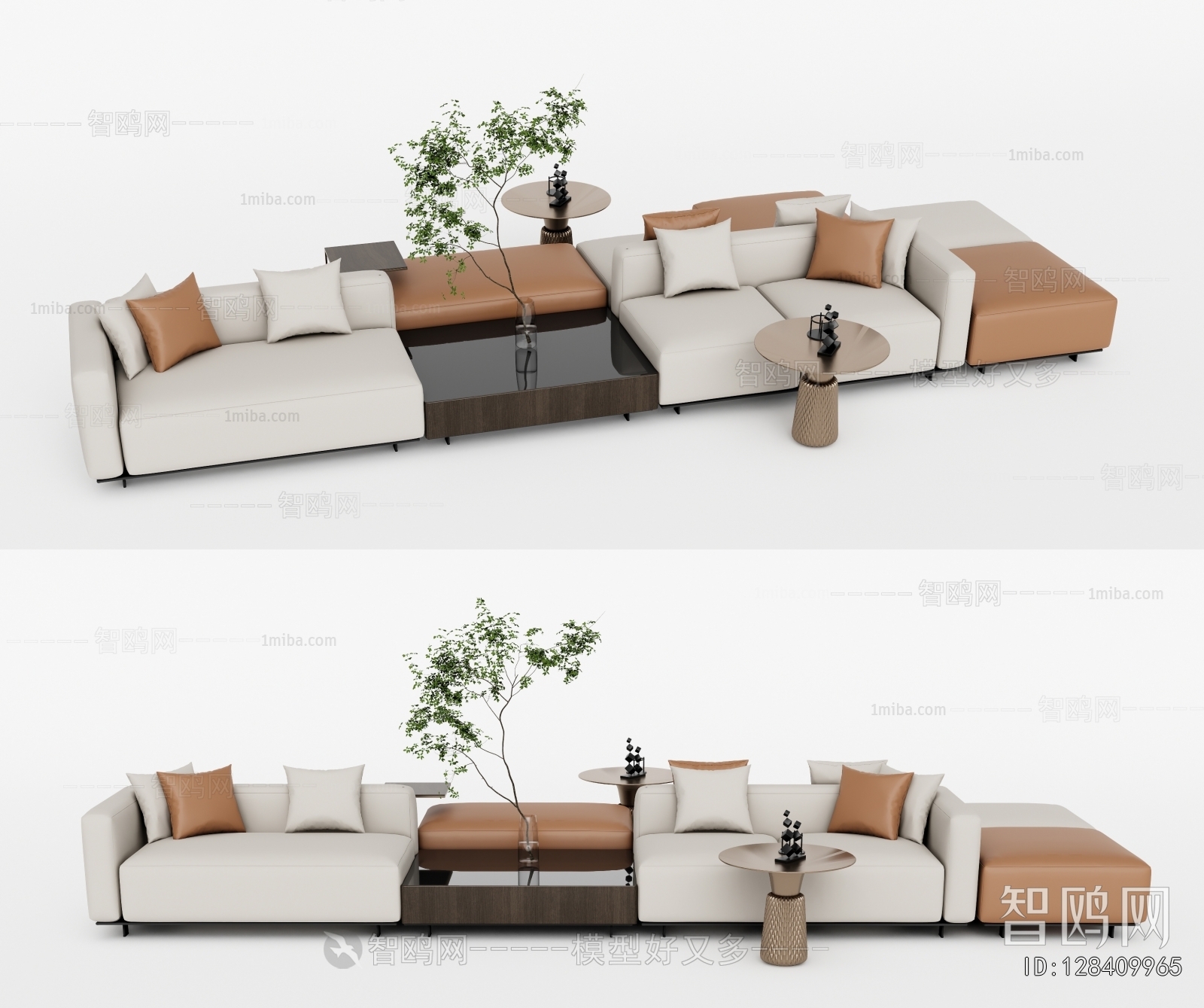 Modern Multi Person Sofa