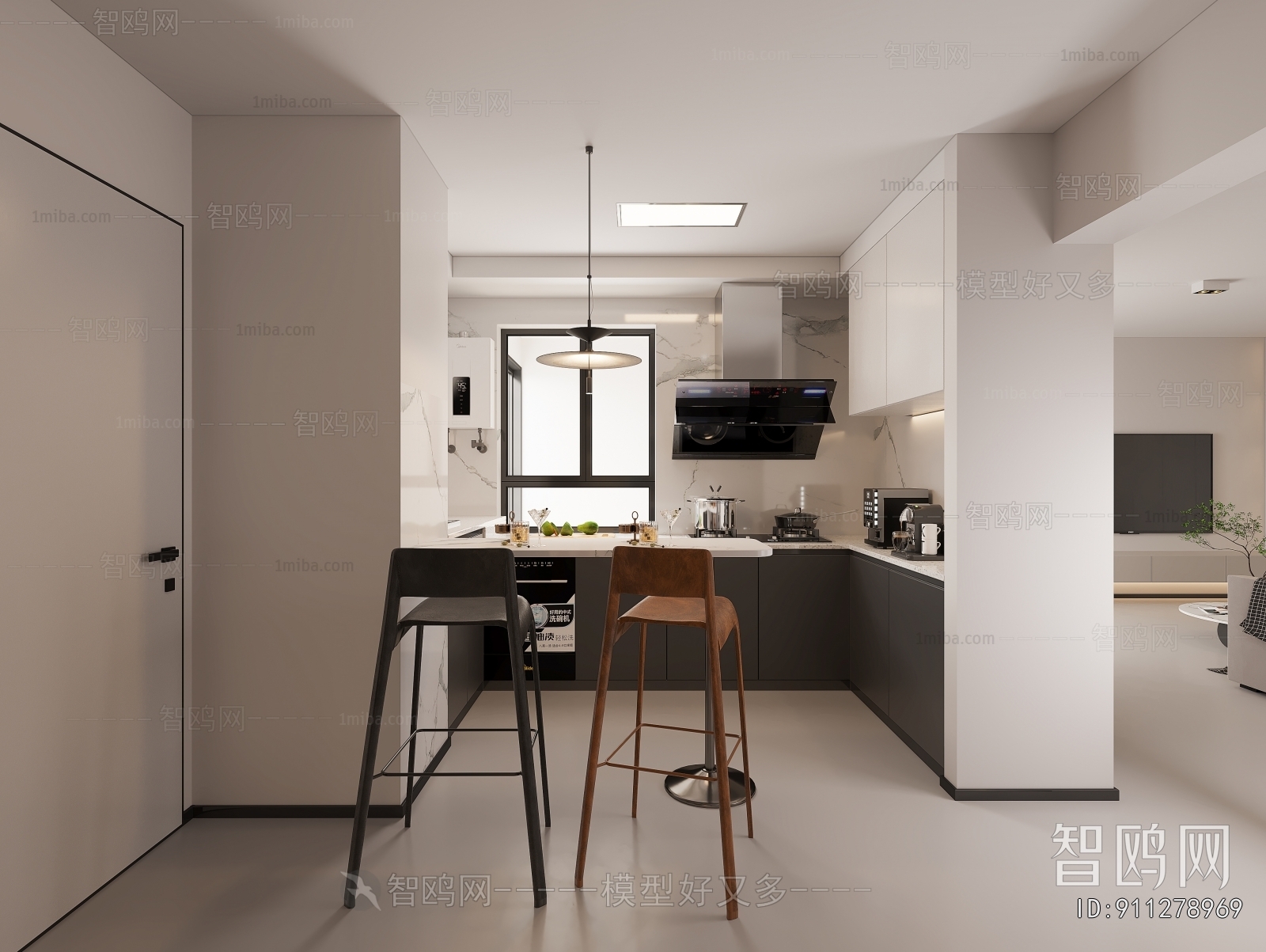 Modern The Kitchen