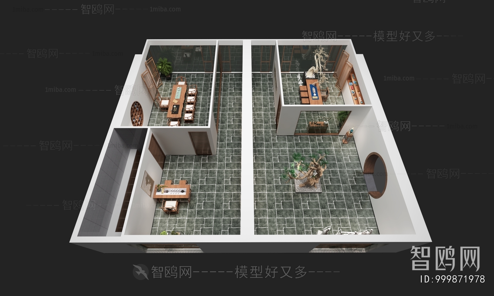 New Chinese Style Teahouse Tea House