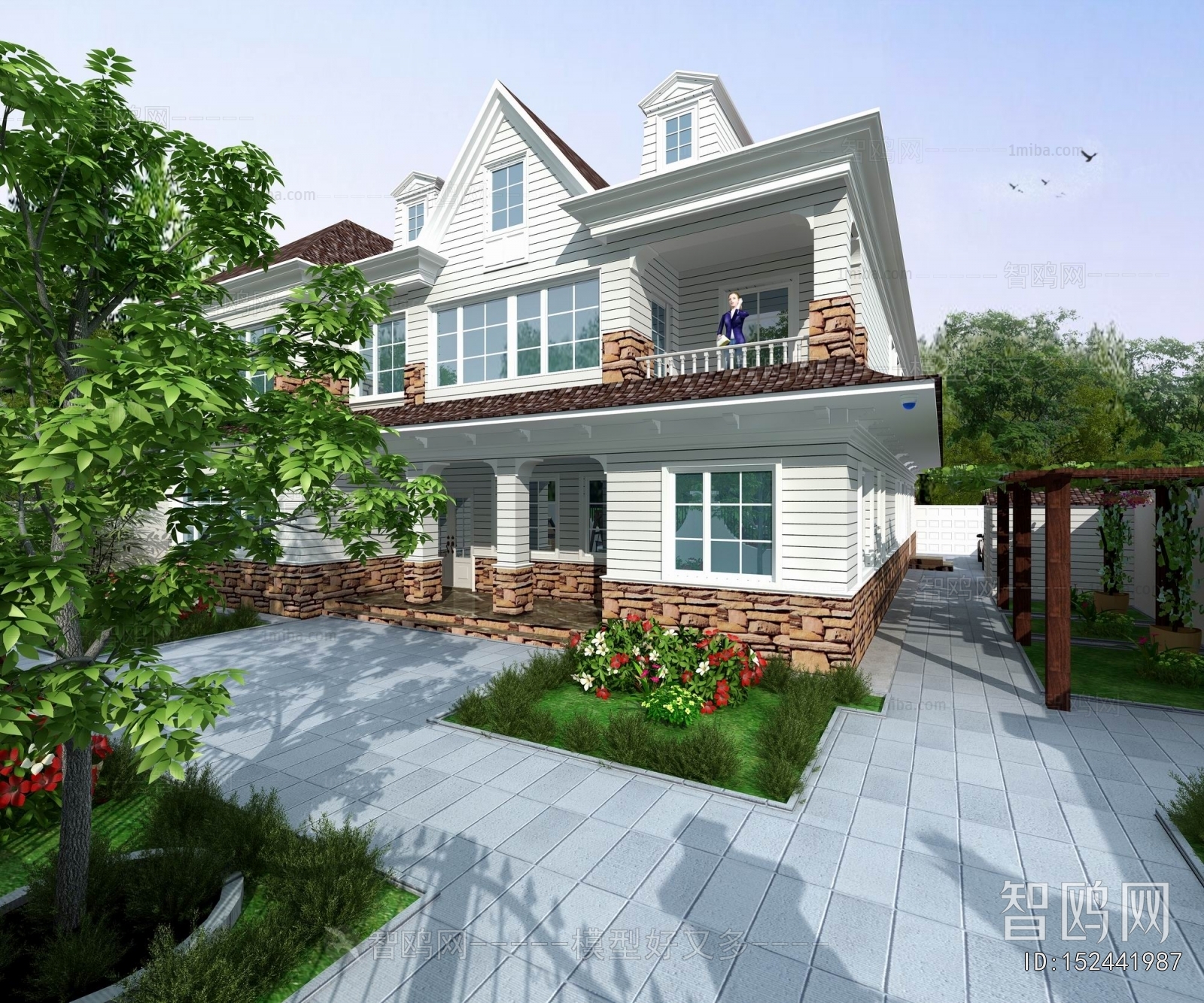 Simple European Style Detached Villa