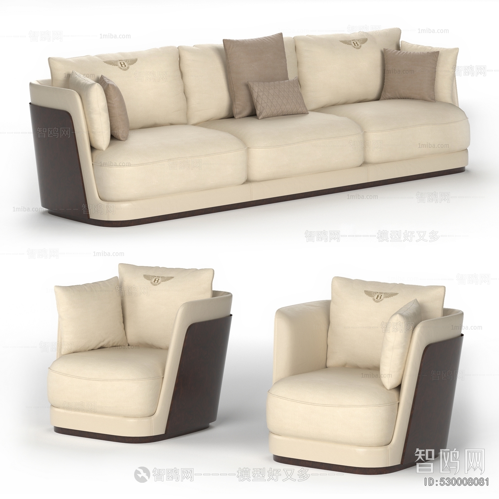 Modern Three-seat Sofa