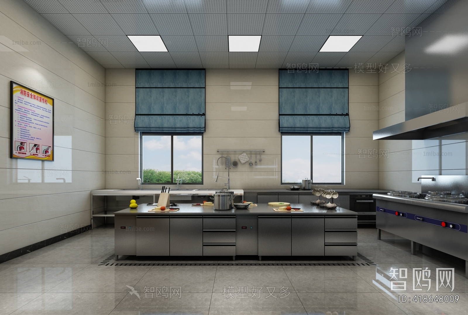 Modern Central Kitchen