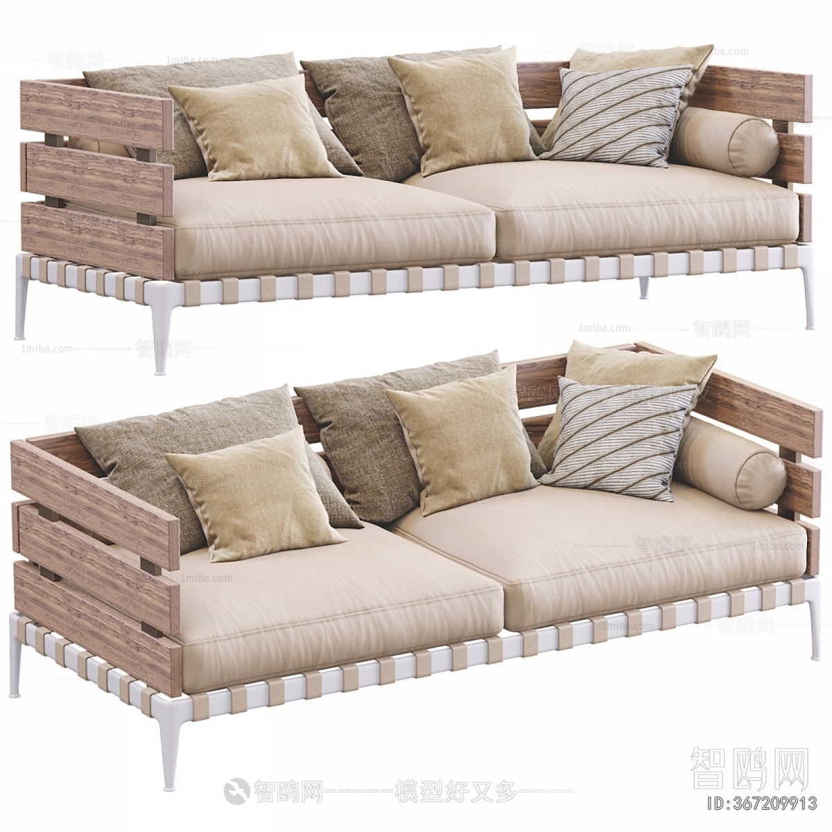 Wabi-sabi Style A Sofa For Two