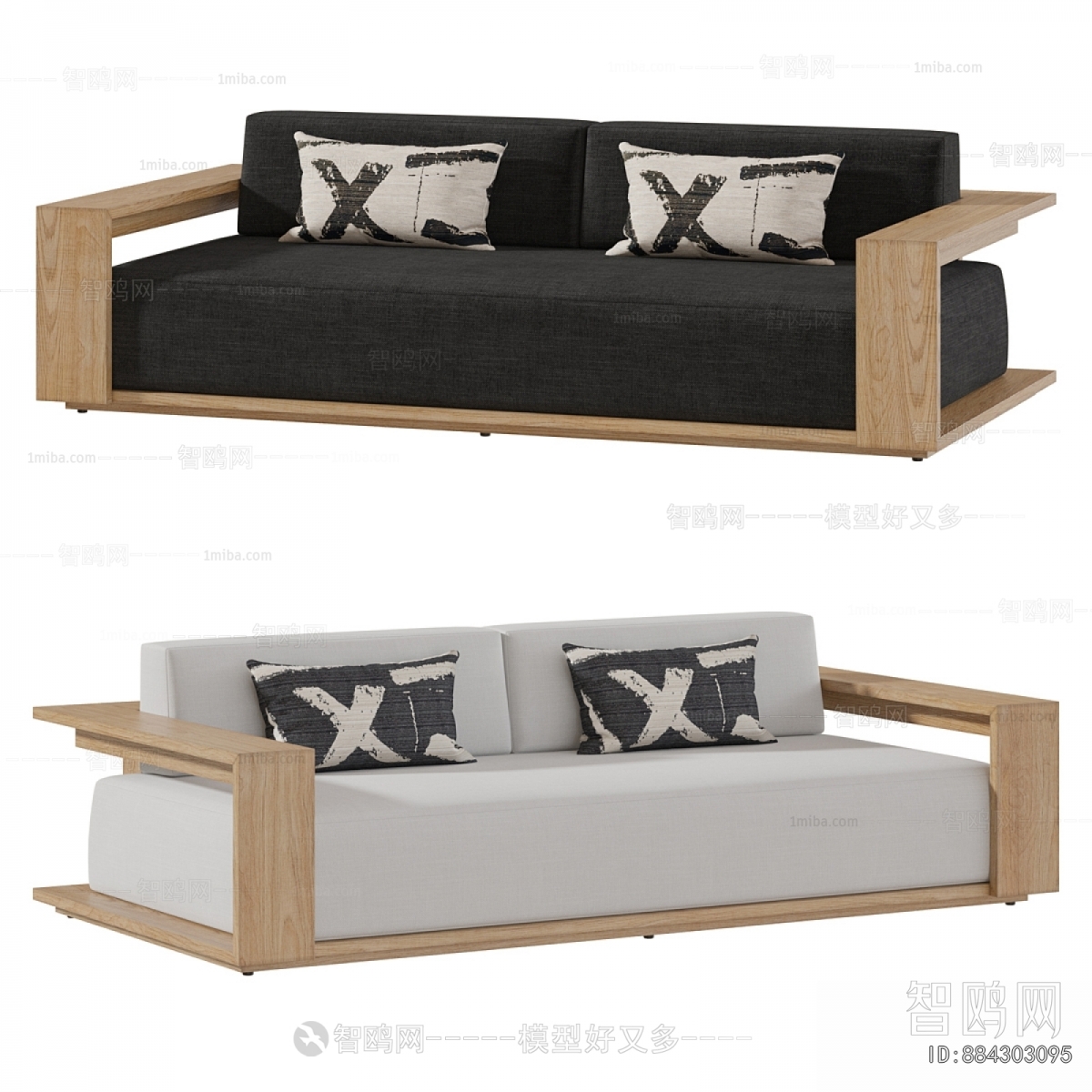 Wabi-sabi Style A Sofa For Two