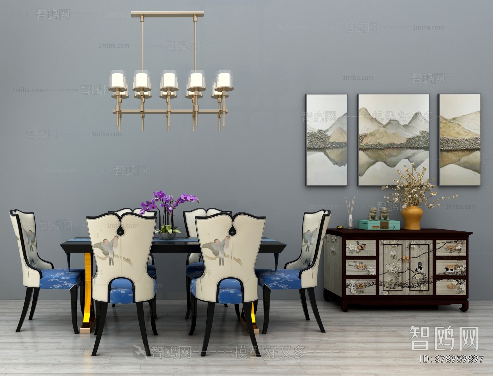 New Chinese Style Dining Table And Chairs