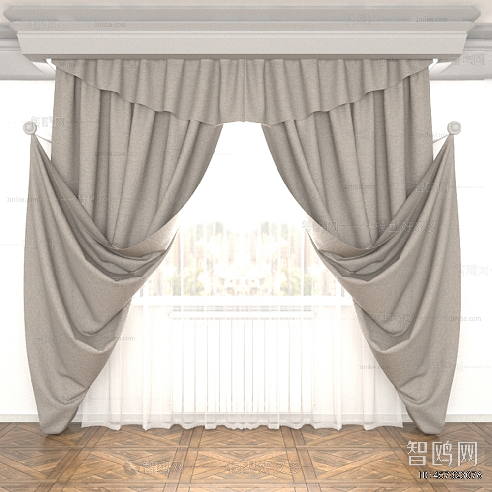 Simple European Style The Curtain