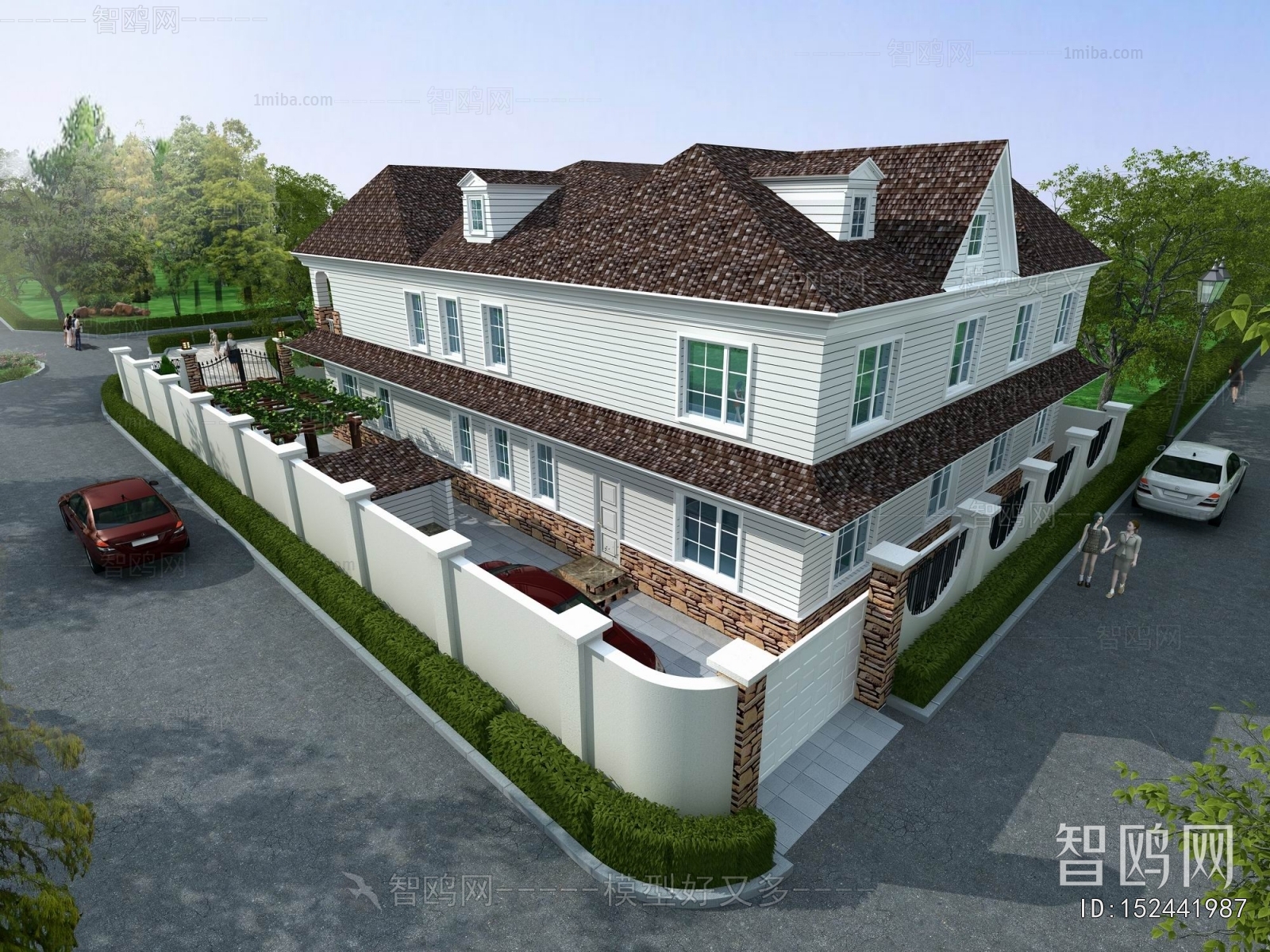 Simple European Style Detached Villa