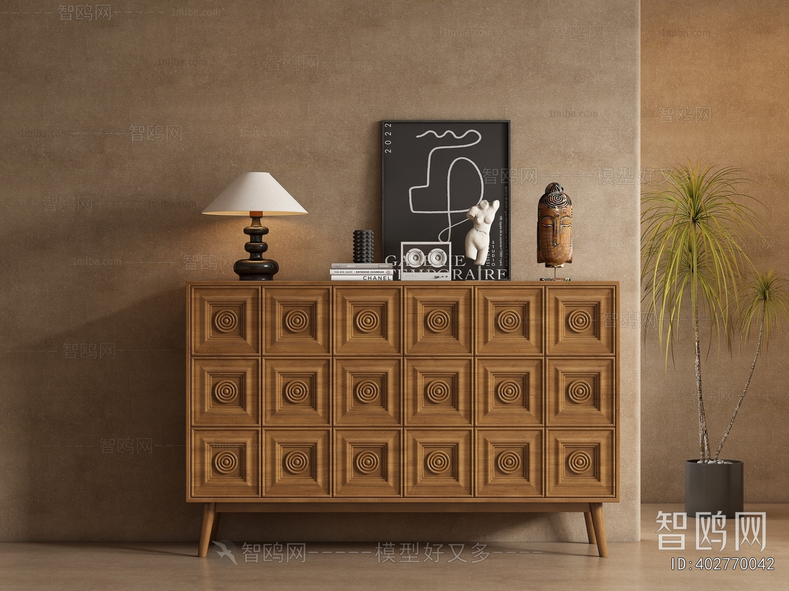 Wabi-sabi Style Sideboard