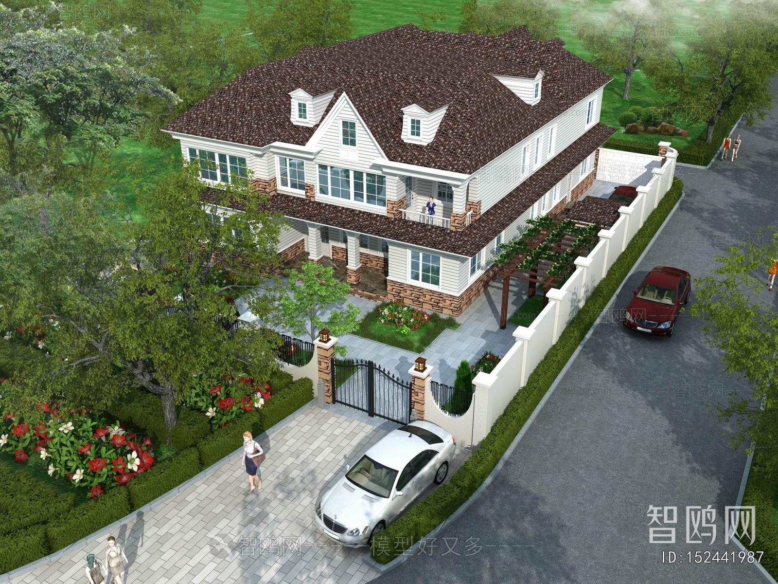 Simple European Style Detached Villa