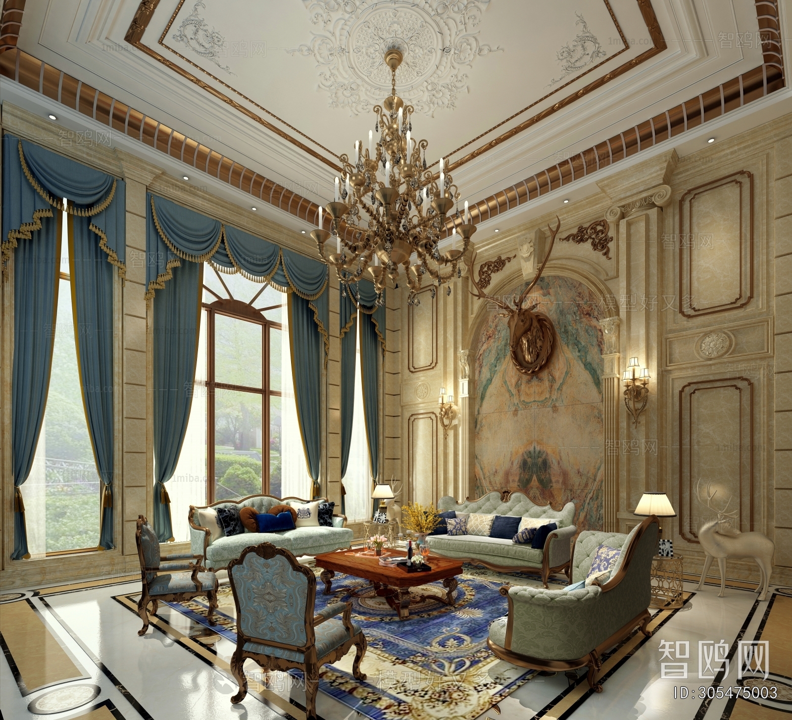 European Style Classical Style Dining Room