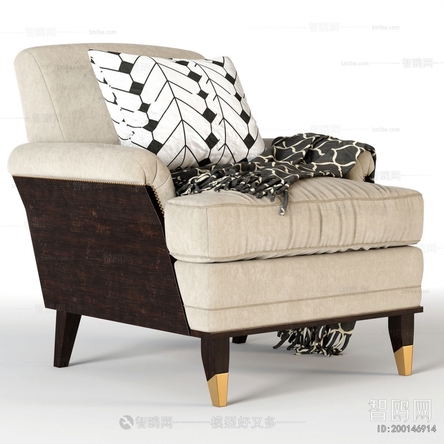 American Style Single Sofa