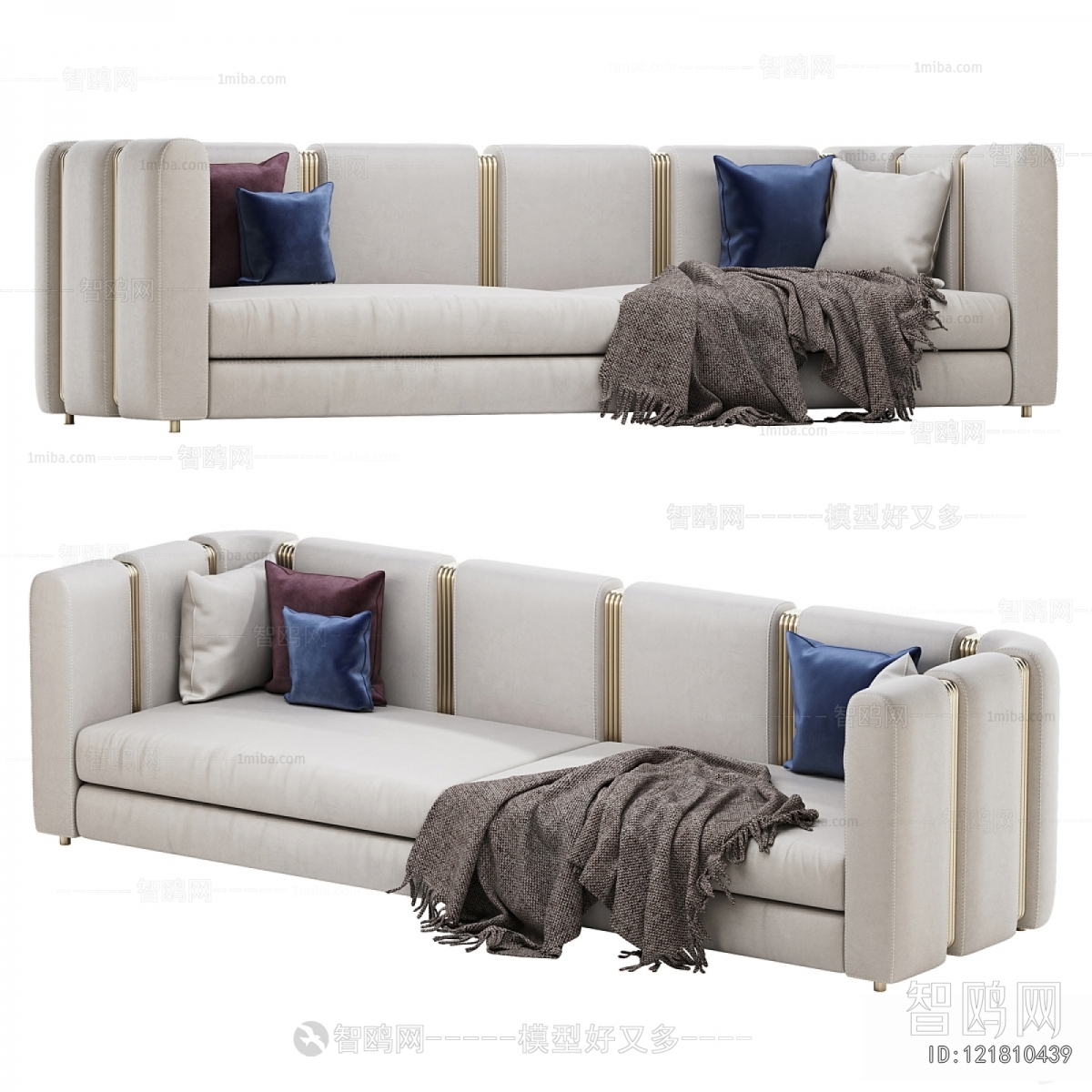 Modern Three-seat Sofa