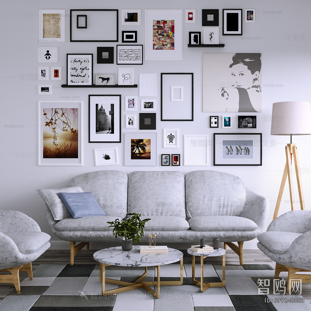 Nordic Style Sofa Combination