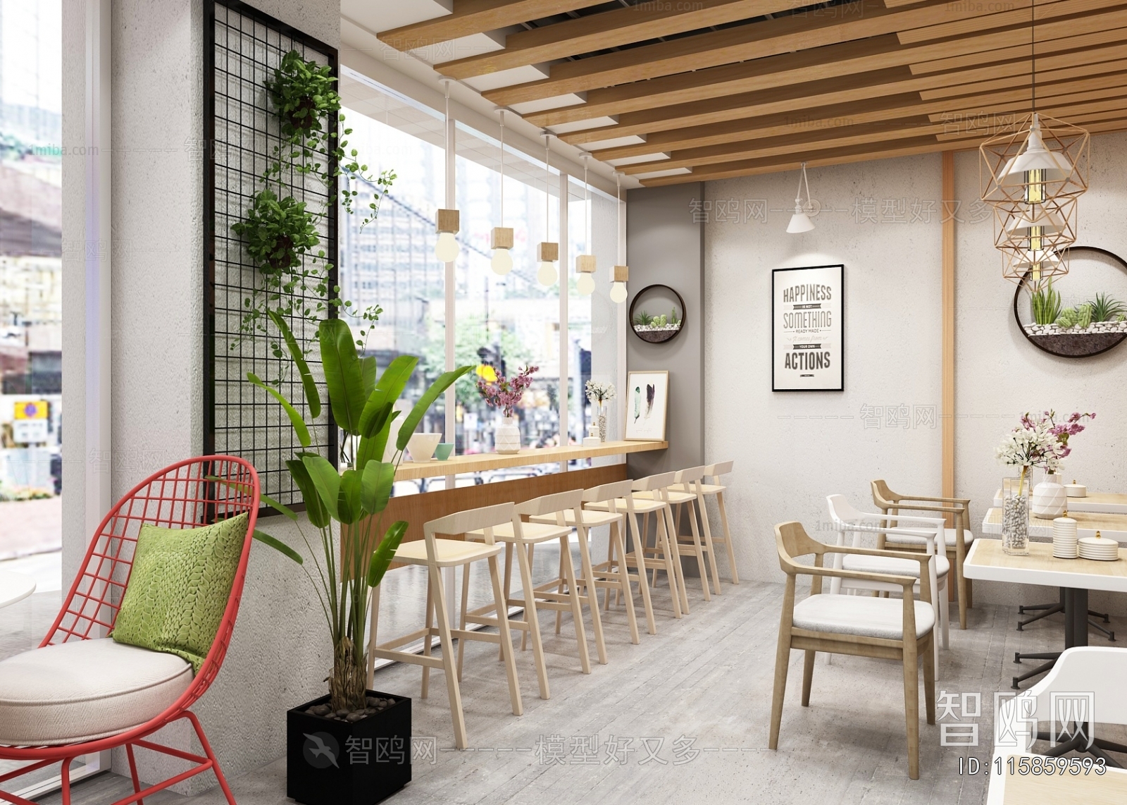 Nordic Style Milk Tea Shop