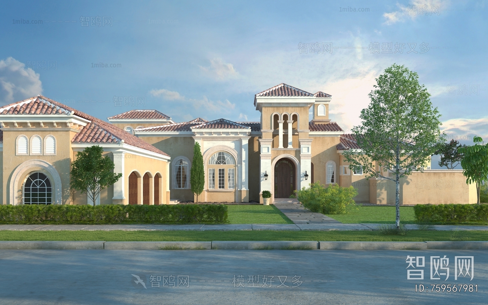 European Style Villa Appearance