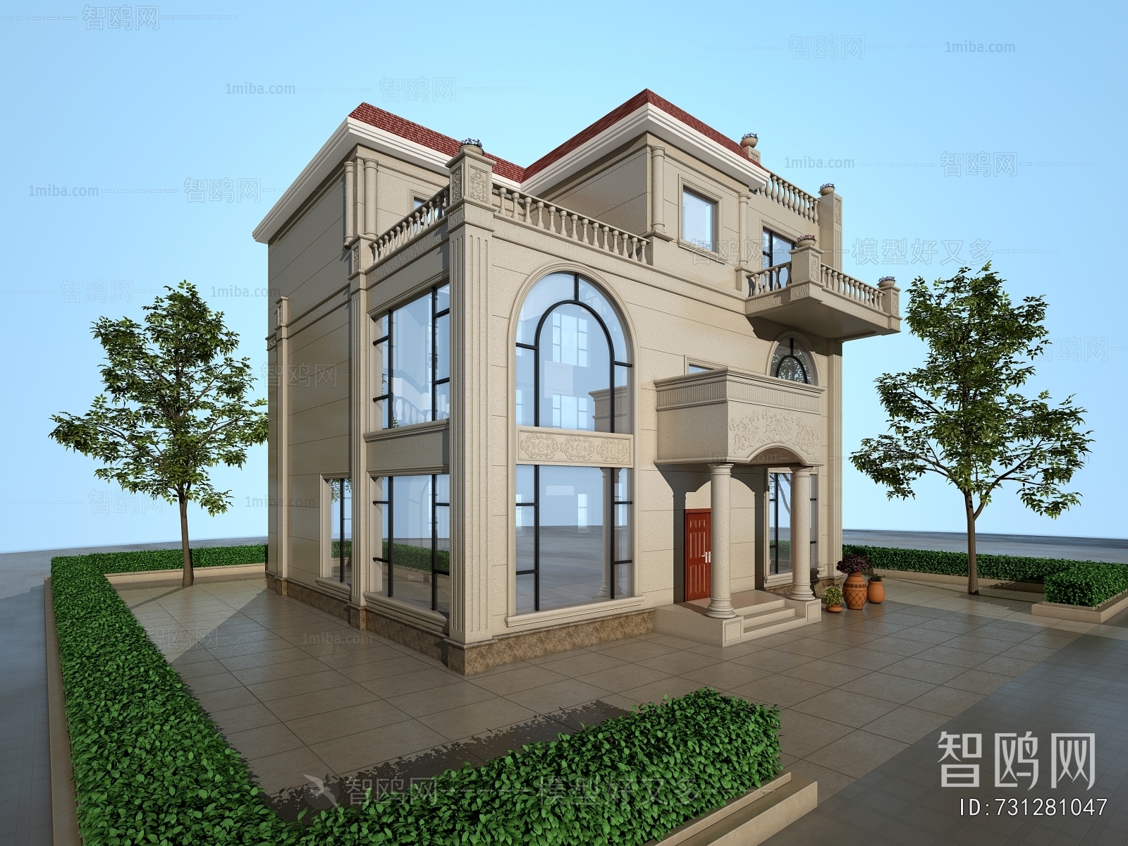 Simple European Style Detached Villa